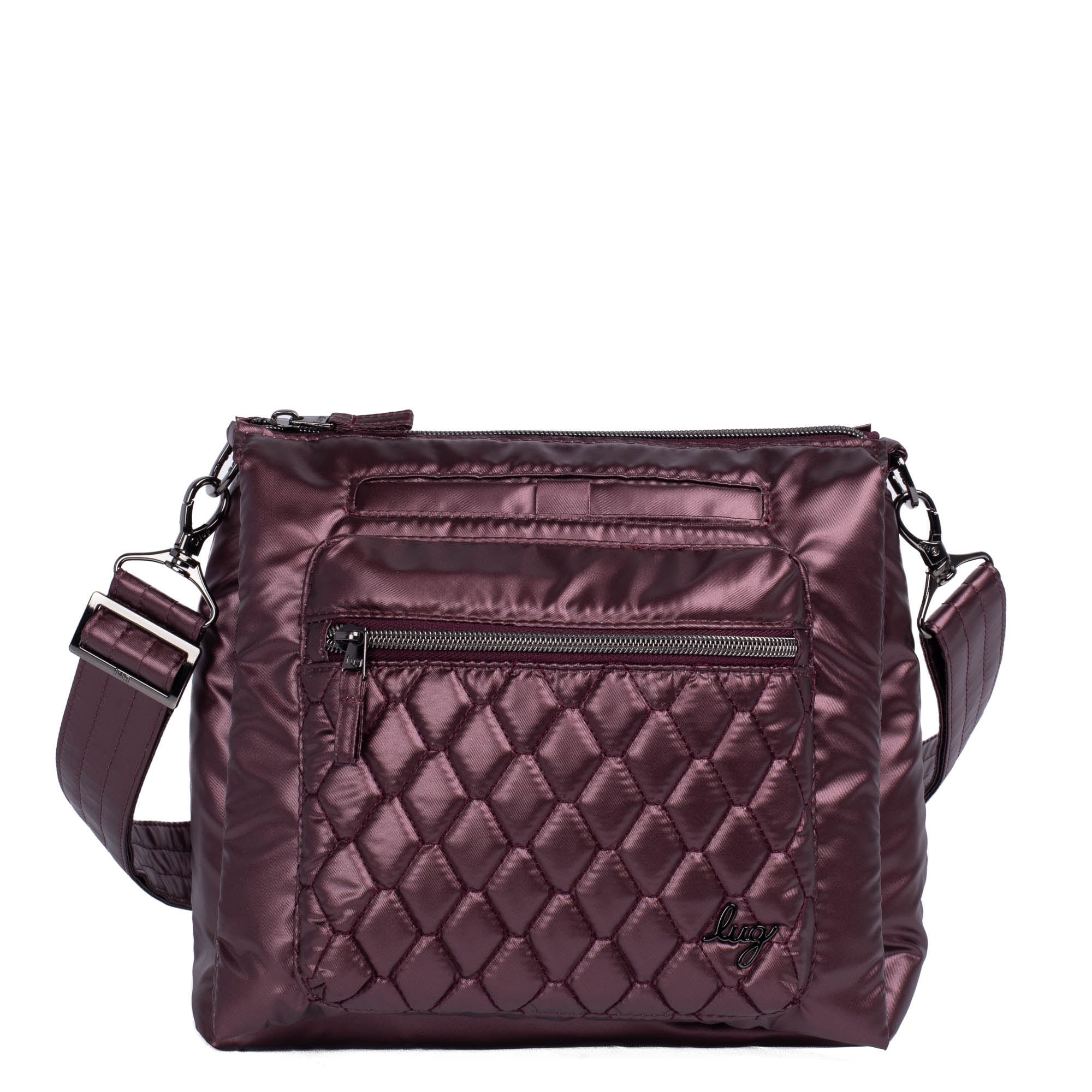 Wander Crossbody Bag - - Wander_MetallicWine_012