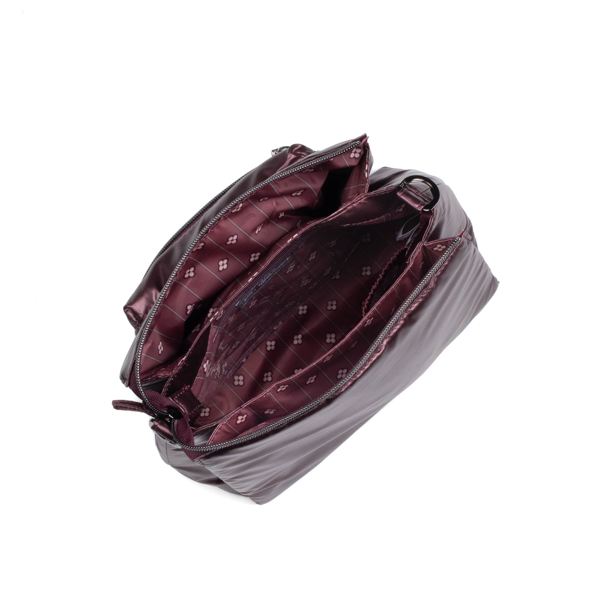 Wander Crossbody Bag - METALLIC WINE - Wander_MetallicWine_052