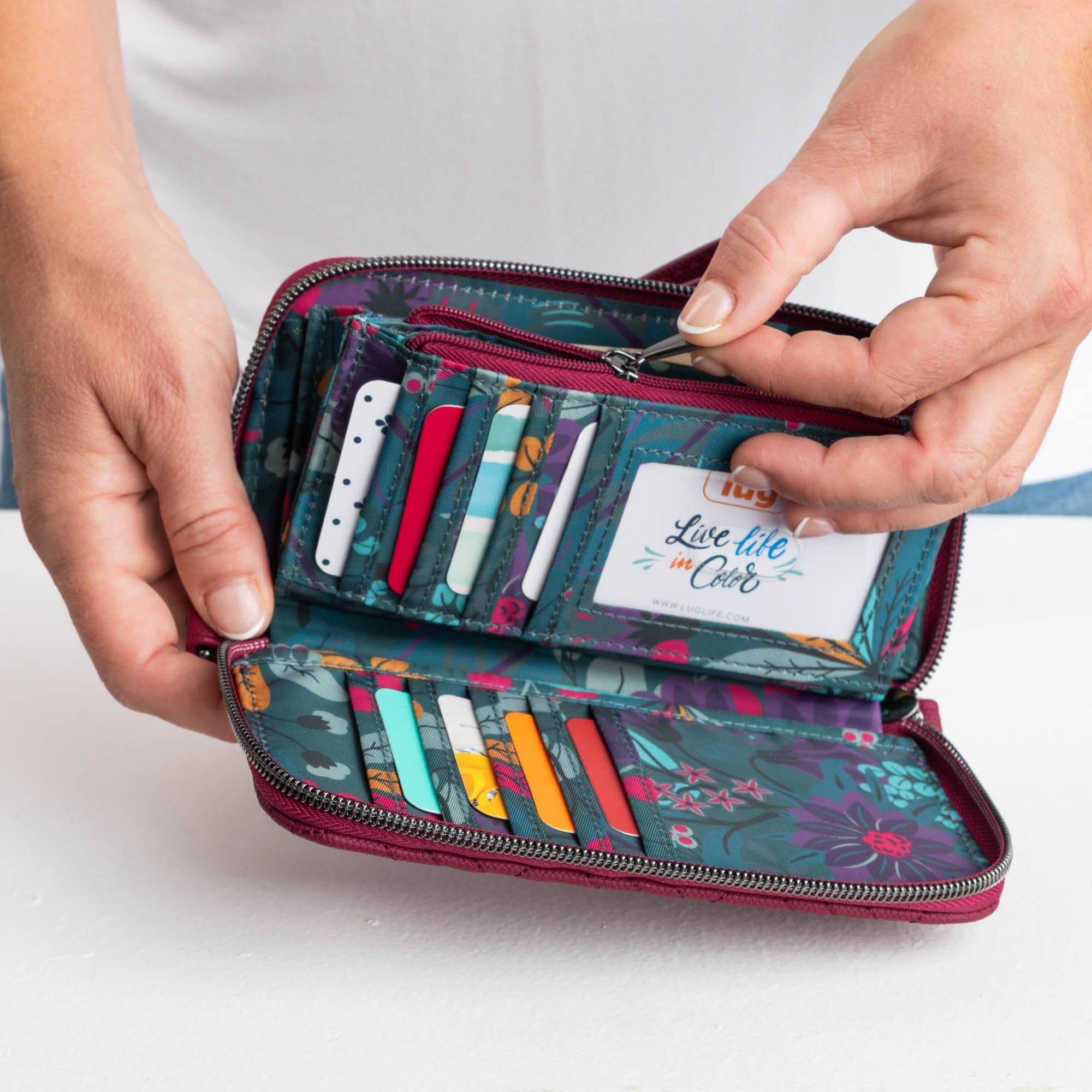 Whirly Matte Luxe VL RFID Wristlet Wallet - - WhirlyML_Lifestyle_03