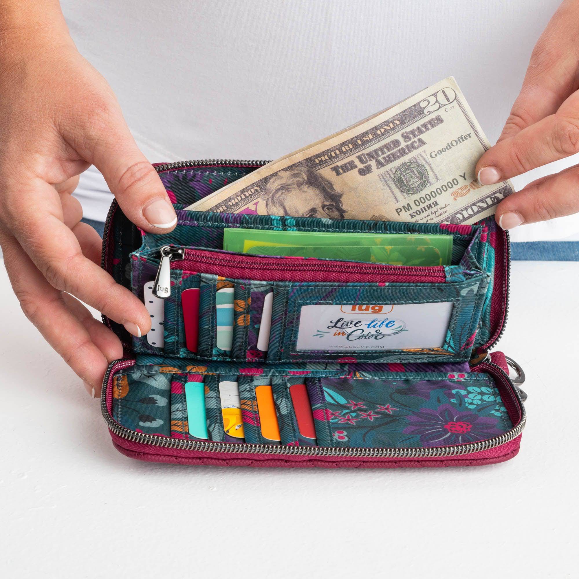 Whirly Matte Luxe VL RFID Wristlet Wallet - - WhirlyML_Lifestyle_04