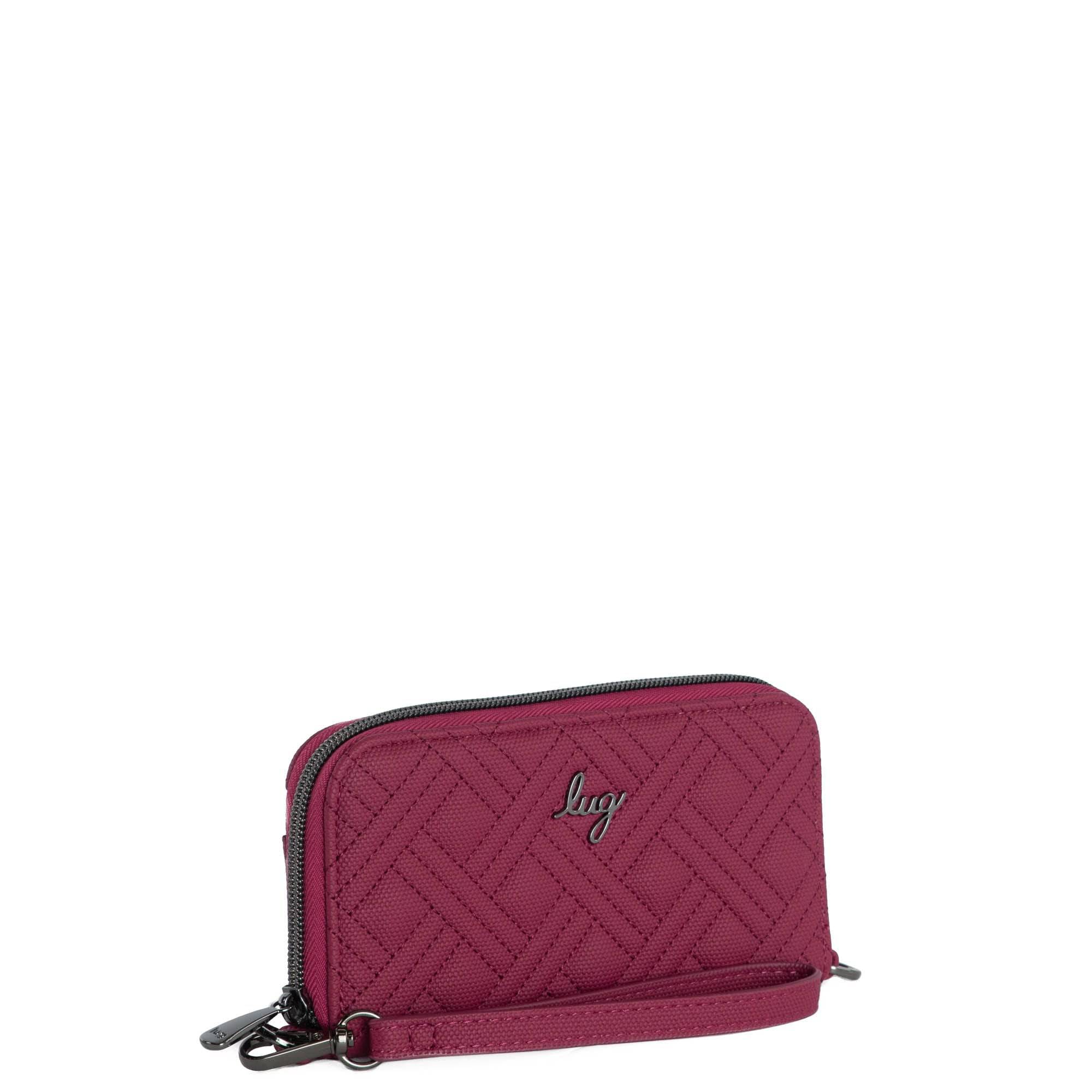 Whirly Matte Luxe VL RFID Wristlet Wallet - RASPBERRY - WhirlyML_Raspberry_02