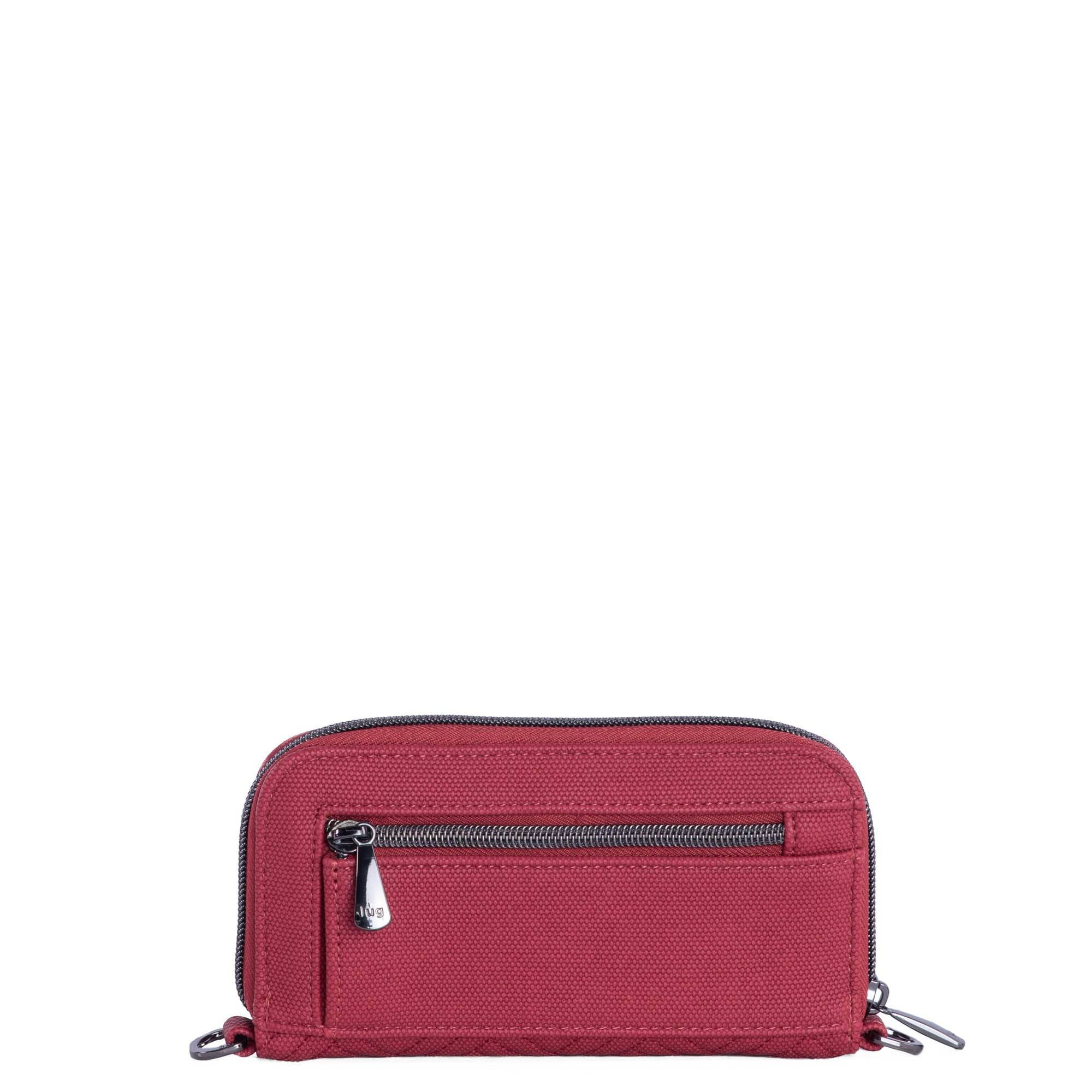 Whirly Matte Luxe VL RFID Wristlet Wallet - ROSEWOOD RED - WhirlyML_Rosewood_04