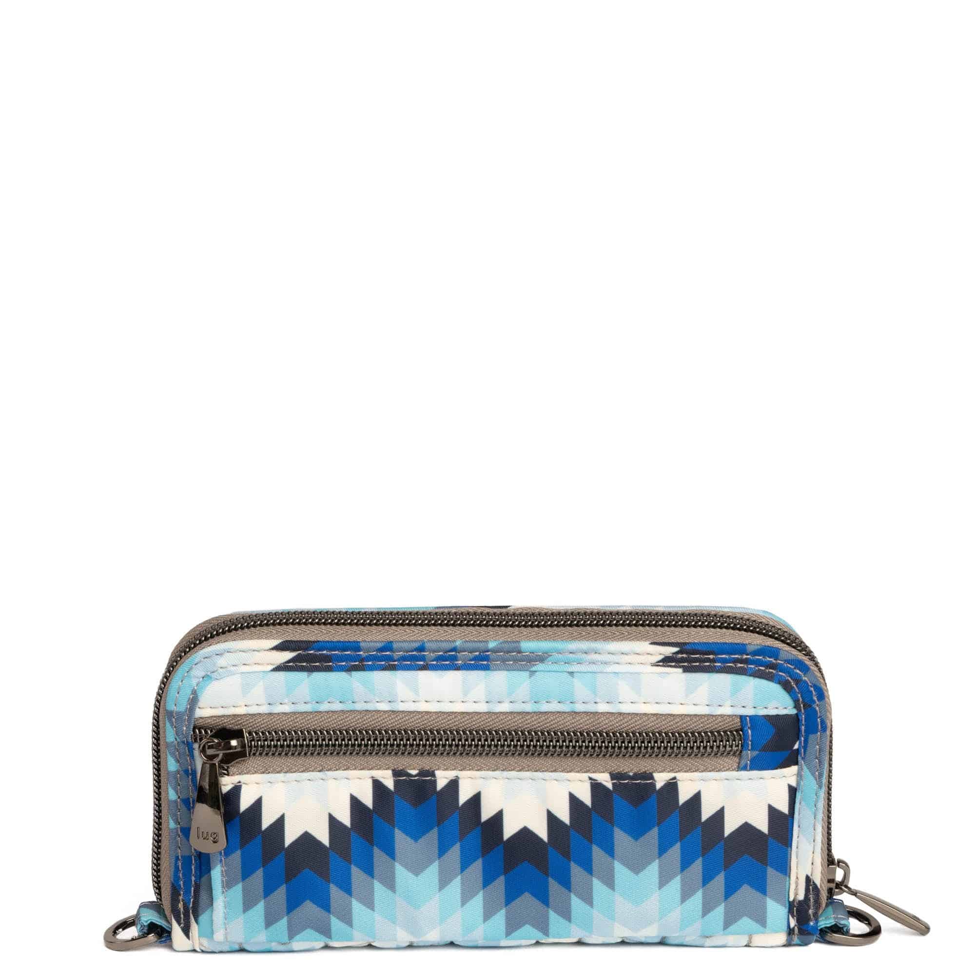 Guild Collection Classic Whirly RFID Wallet - BARGELLO MOUNTAINS BLUE - WhirlyWalletMD_BargelloMountainsBlue_03