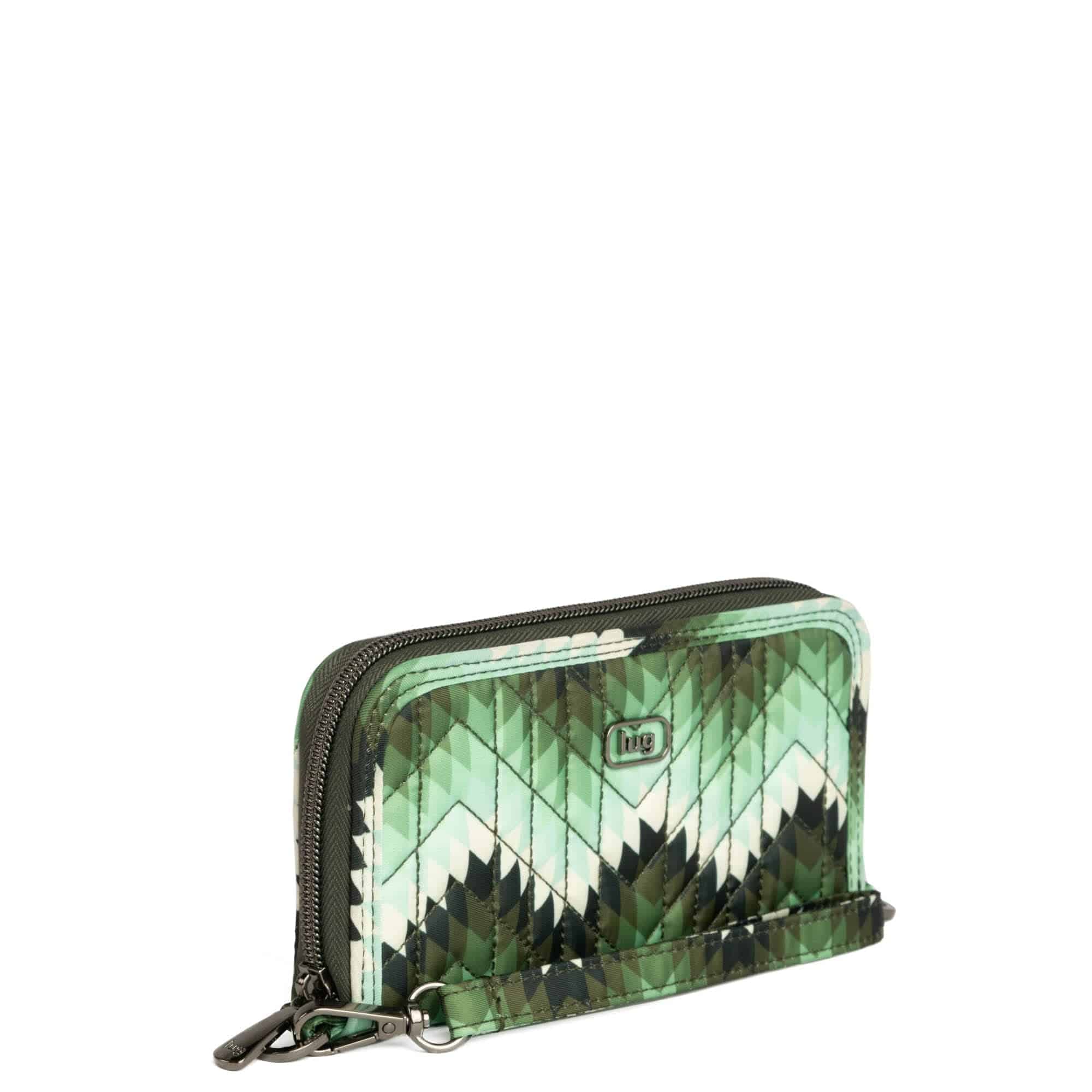 Guild Collection Classic Whirly RFID Wallet - BARGELLO MOUNTAINS GREEN - WhirlyWalletMD_BargelloMountainsGreen_02
