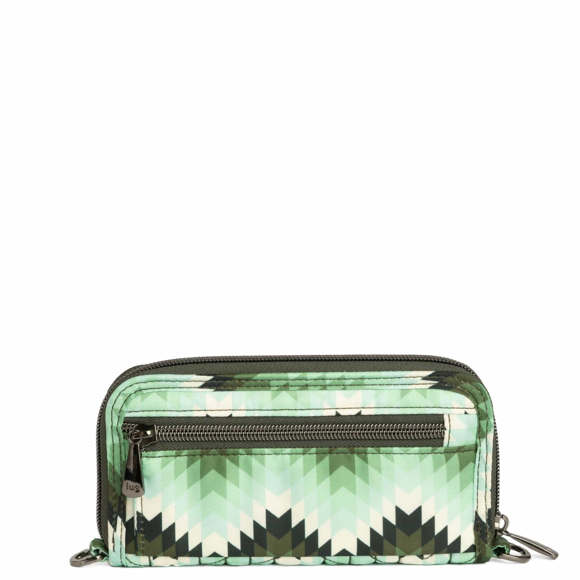 Guild Collection Classic Whirly RFID Wallet - BARGELLO MOUNTAINS GREEN - WhirlyWalletMD_BargelloMountainsGreen_03