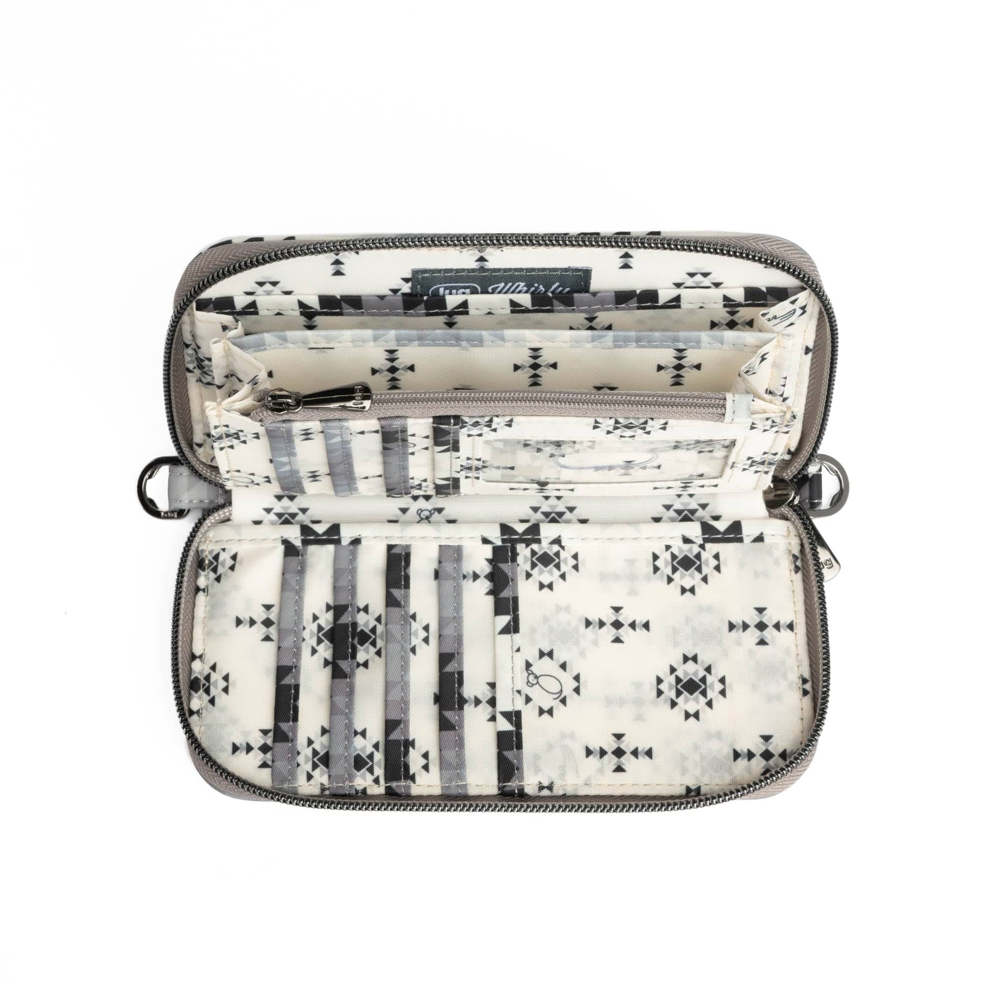 Guild Collection Classic Whirly RFID Wallet - BARGELLO MOUNTAINS GREY - WhirlyWalletMD_BargelloMountainsGrey_04