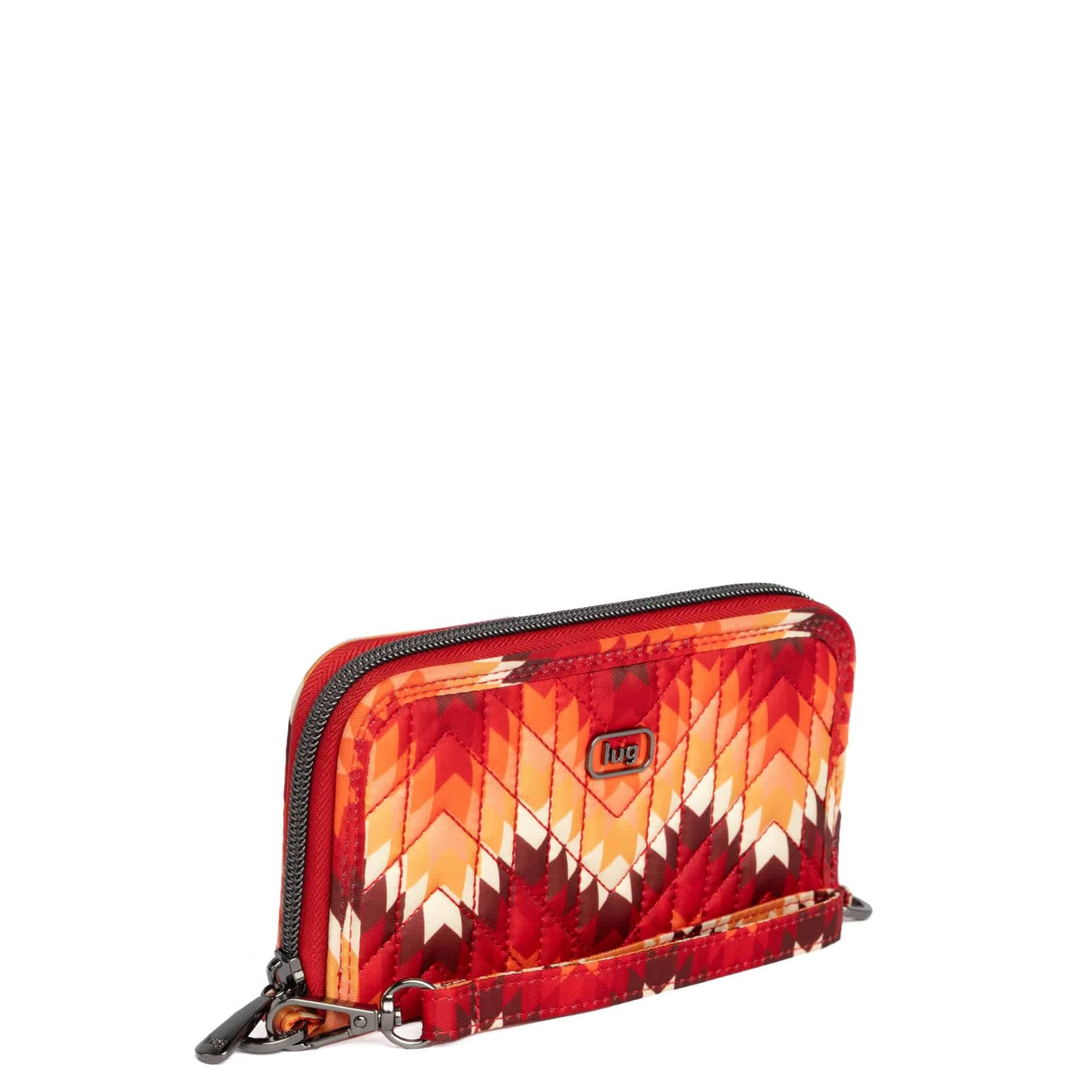 Guild Collection Classic Whirly RFID Wallet - BARGELLO MOUNTAINS RED - WhirlyWalletMD_BargelloMountainsRed_02