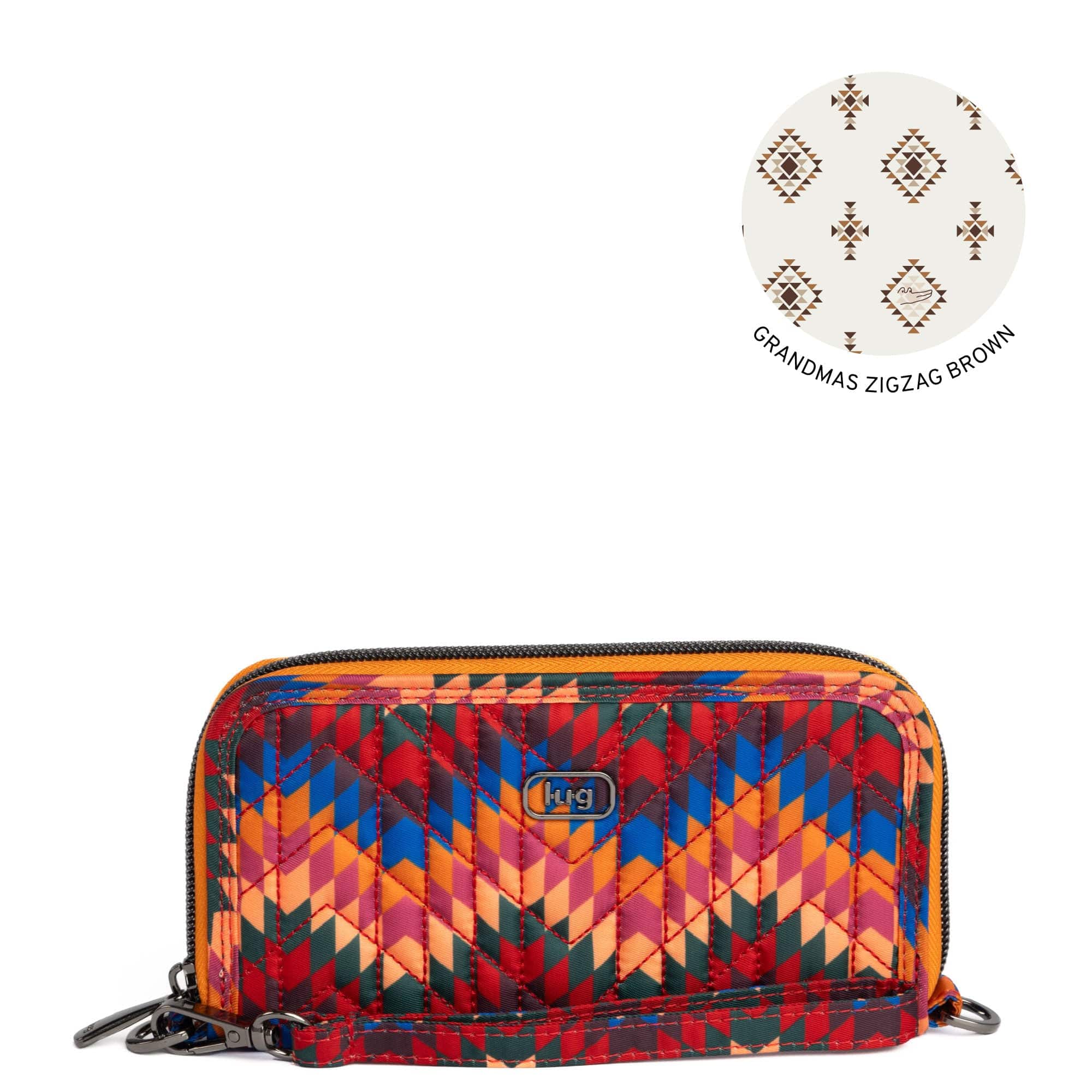 Guild Collection Classic Whirly RFID Wallet - BARGELLO MOUNTAINS MULTI - Whirly_BargelloMountainsMulti
