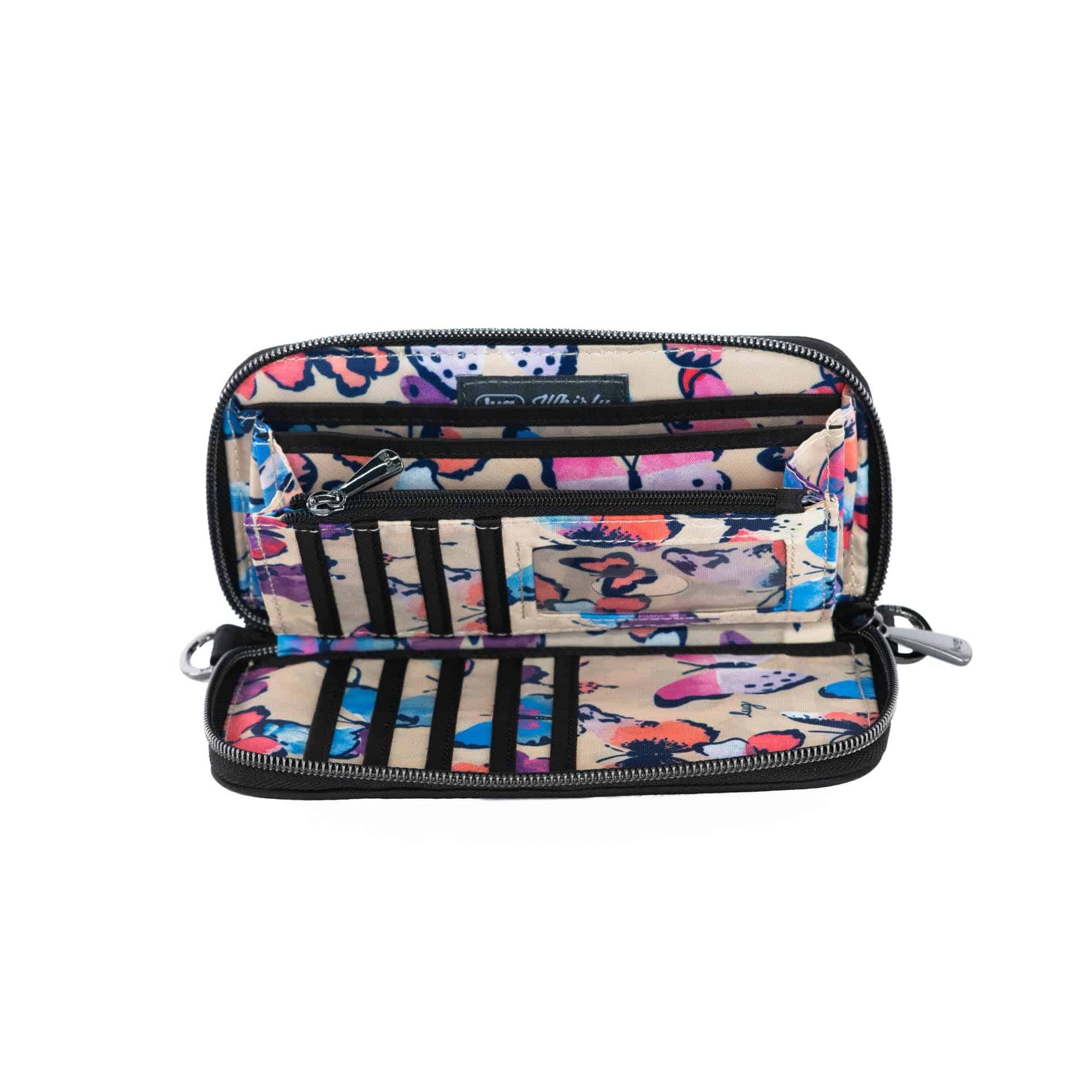 Whirly RFID Wristlet Wallet - BLACK - Whirly_Black_05