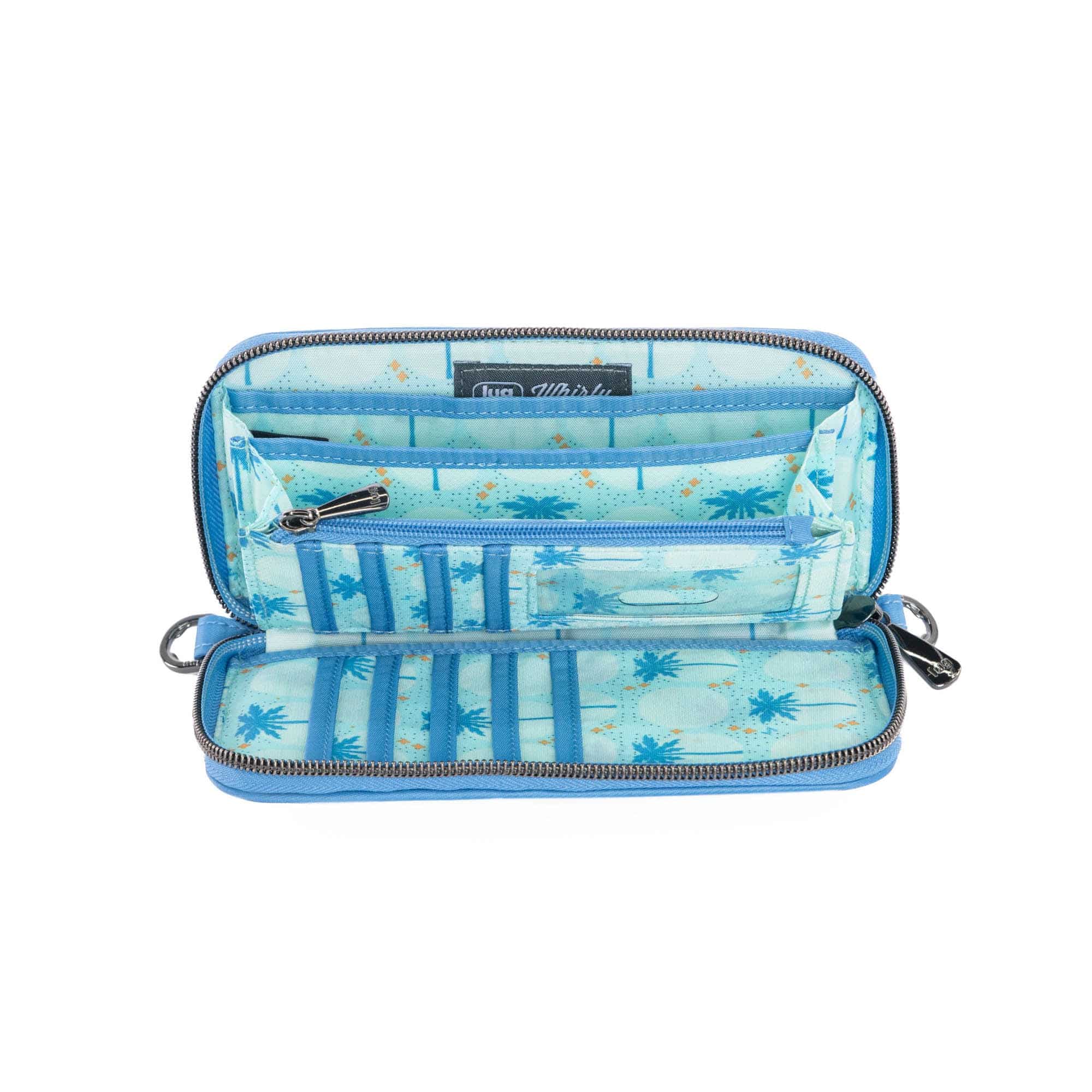 Whirly RFID Wristlet Wallet - COASTAL BLUE - Whirly_CoastalBlue_05