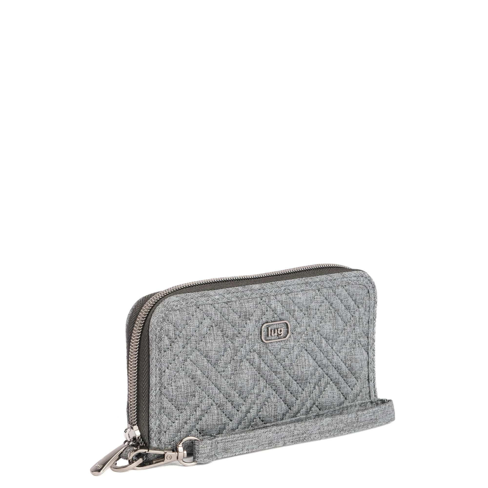 Whirly RFID Wristlet Wallet - HEATHER GREY - Whirly_HeatherGrey_02
