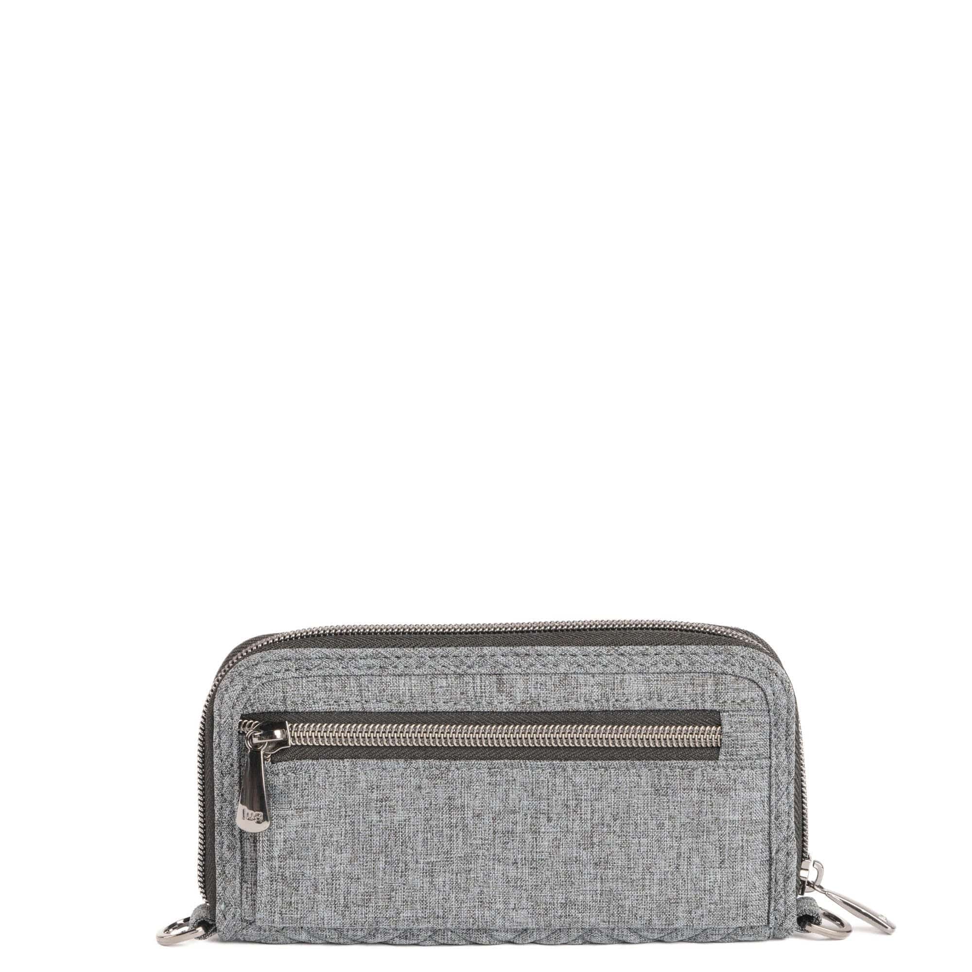 Whirly RFID Wristlet Wallet - HEATHER GREY - Whirly_HeatherGrey_03