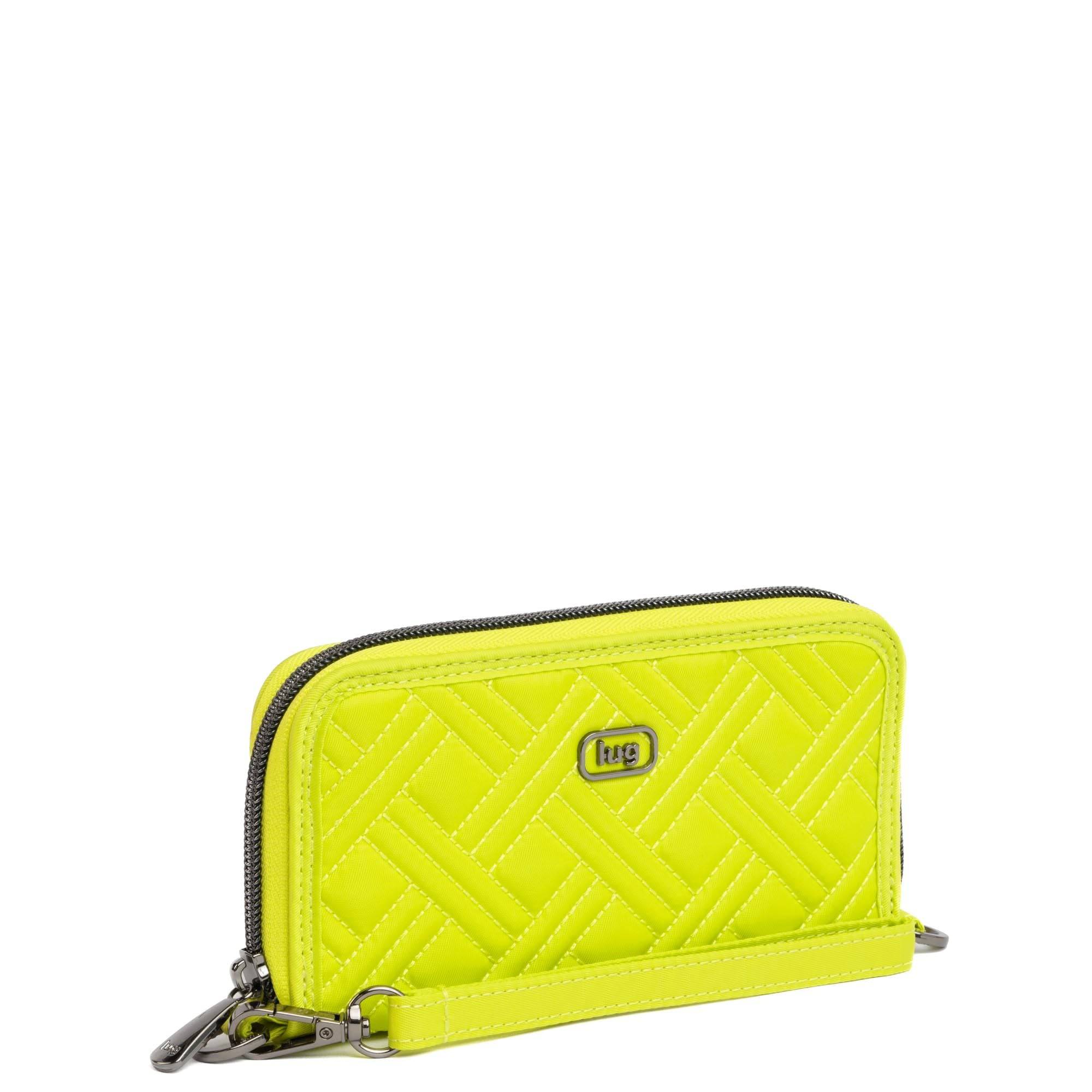 Whirly RFID Wristlet Wallet - LEMON LIME - Whirly_LemonLime_02