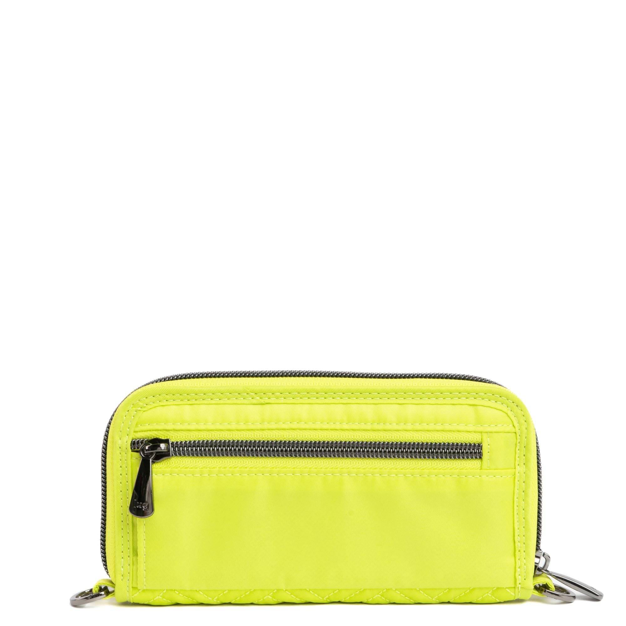 Whirly RFID Wristlet Wallet - LEMON LIME - Whirly_LemonLime_03