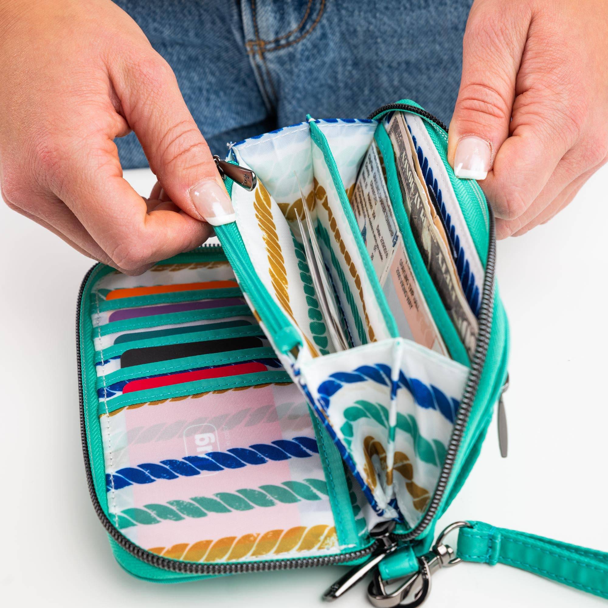 Whirly RFID Wristlet Wallet - - Whirly_Lifestyle_04_9f9fd681-1191-4e1d-8b08-9bda774e124e