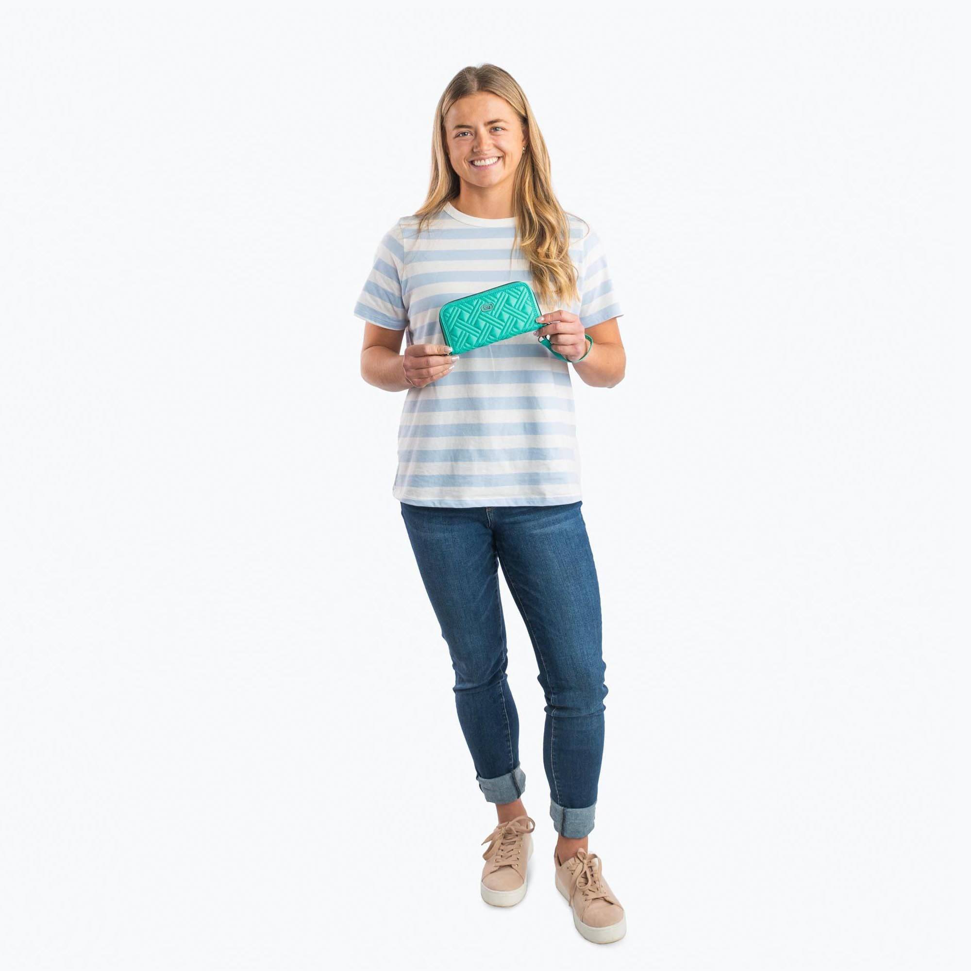 Whirly RFID Wristlet Wallet - - Whirly_Lifestyle_BagProportions_01_d4fcf443-de0c-498c-8cd1-a765ad40ee0b