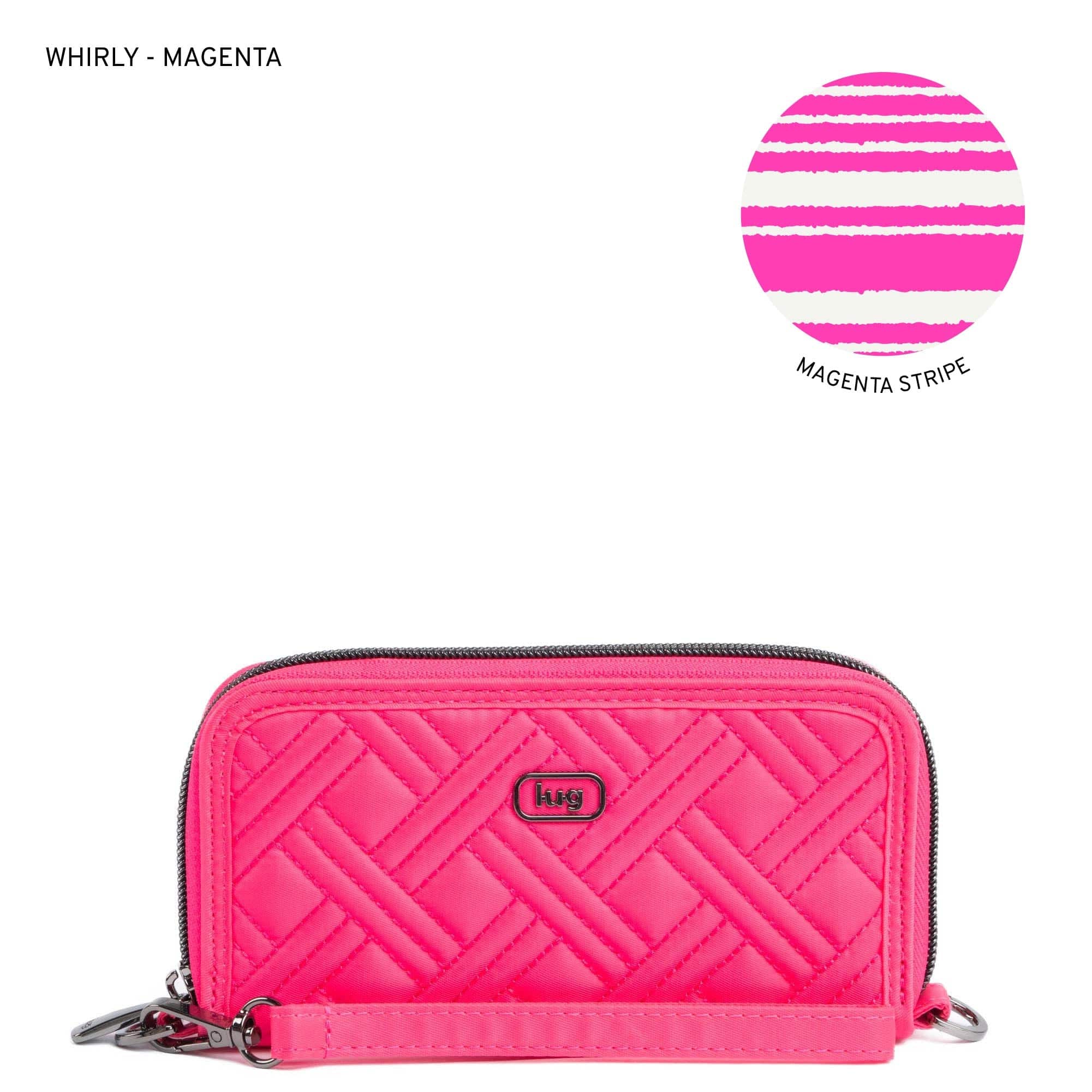 Whirly RFID Wristlet Wallet - MAGENTA - Whirly_Magenta_LL