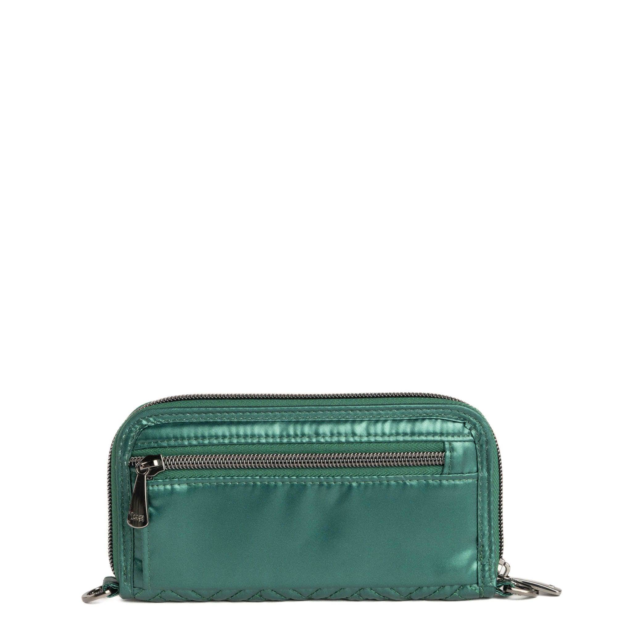 Whirly RFID Wristlet Wallet - METALLIC WICKEDLY GREEN - Whirly_MetallicWickedlyGreen_03