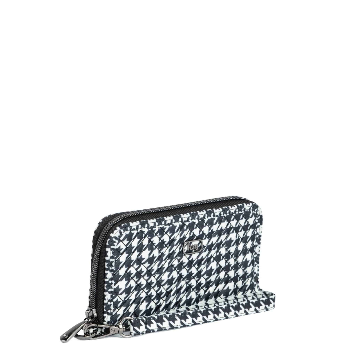 Whirly RFID Wristlet Wallet - MICRO HOUNDSTOOTH - Whirly_MicroHoundstooth_02