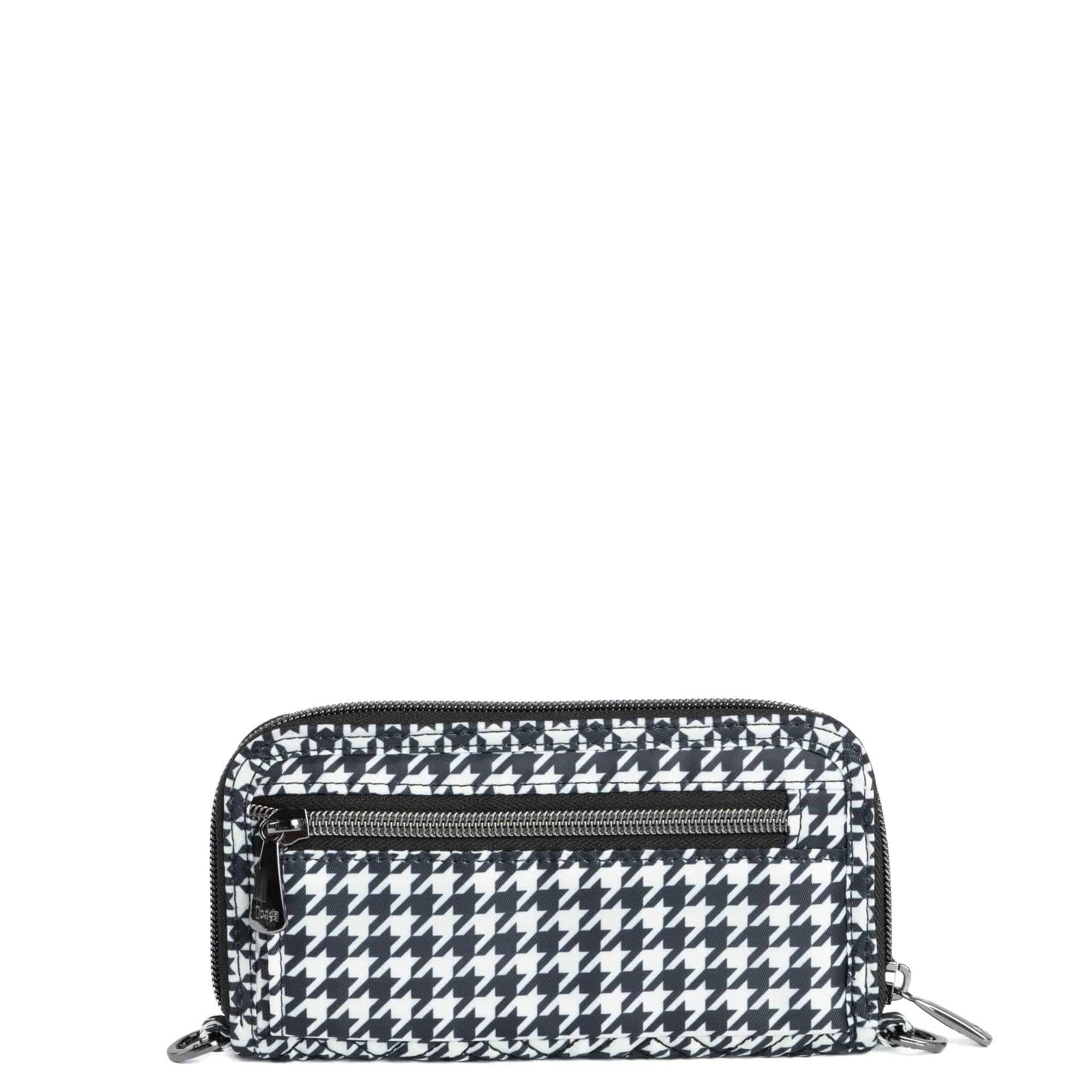 Whirly RFID Wristlet Wallet - MICRO HOUNDSTOOTH - Whirly_MicroHoundstooth_03