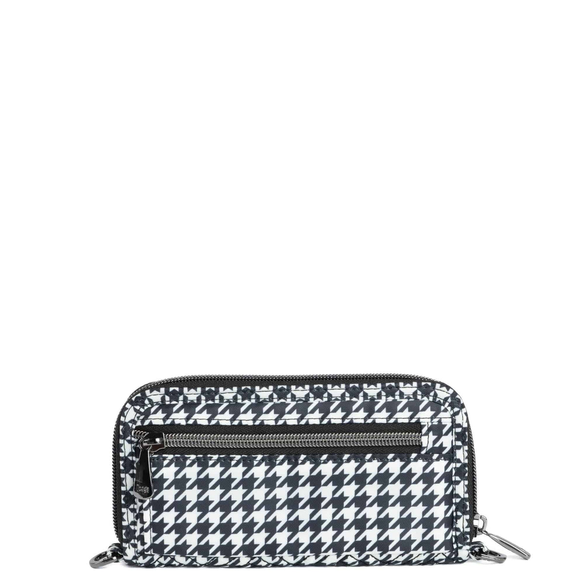 Whirly RFID Wristlet Wallet - MICRO HOUNDSTOOTH - Whirly_MicroHoundstooth_03