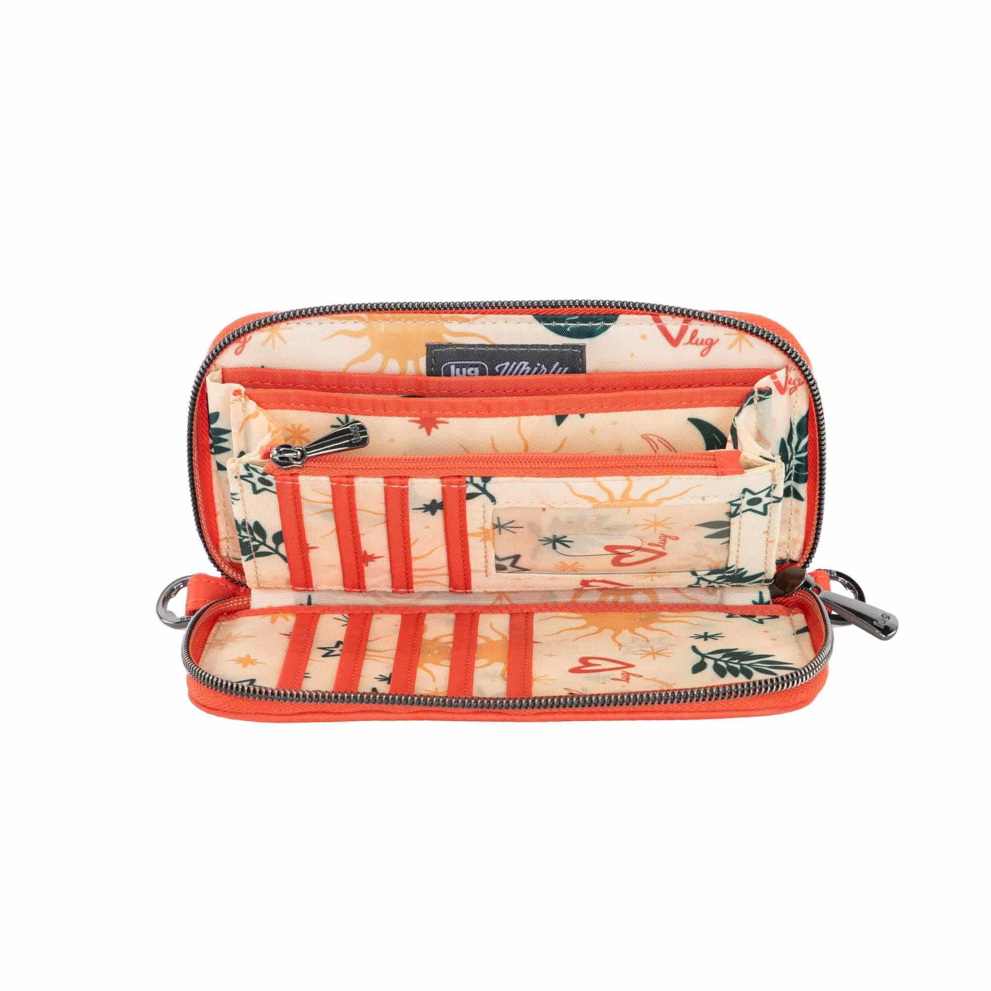 Whirly RFID Wristlet Wallet - PAPAYA - Whirly_Papaya_05