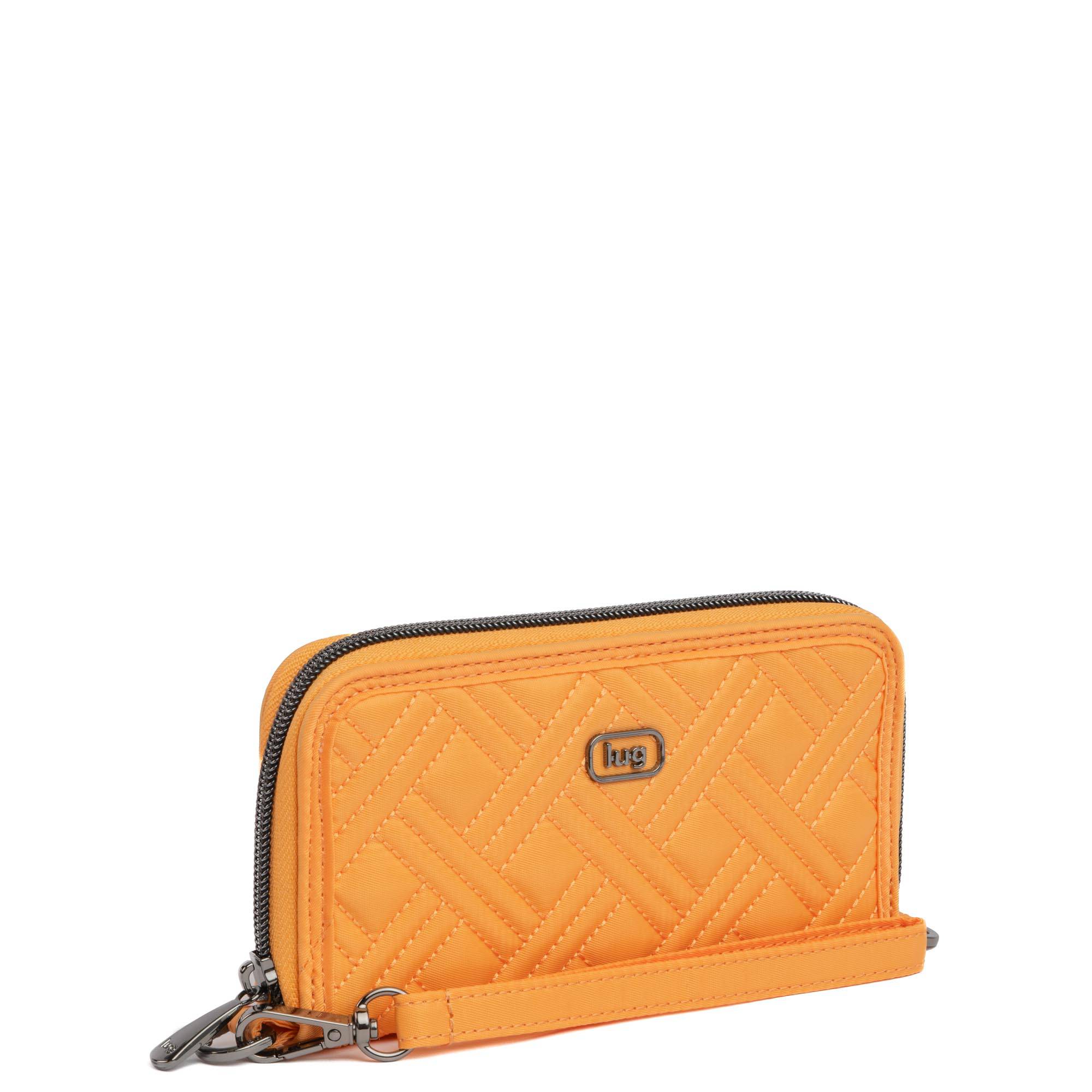 Whirly RFID Wristlet Wallet - PEACH SORBET - Whirly_PeachSorbet_02