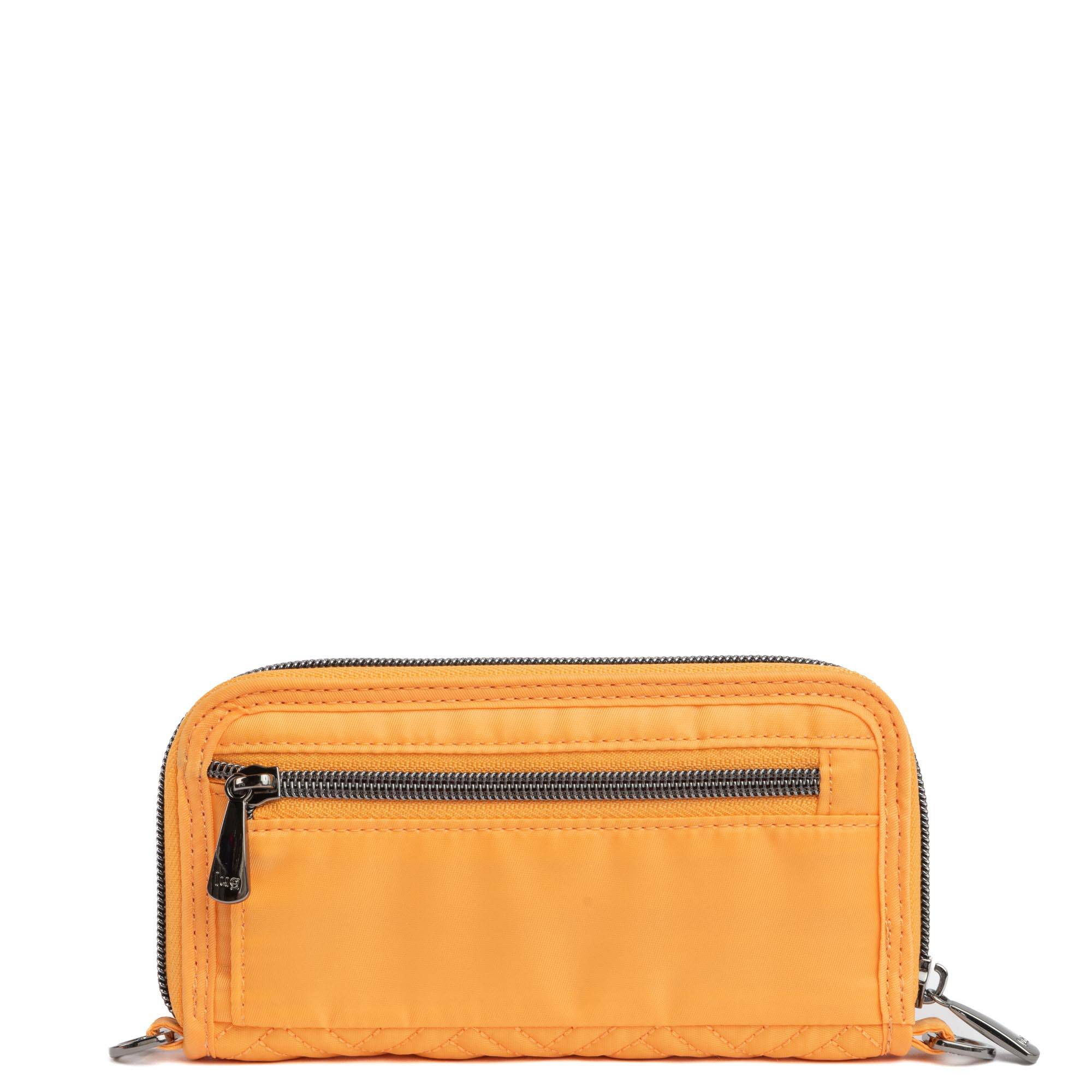 Whirly RFID Wristlet Wallet - PEACH SORBET - Whirly_PeachSorbet_03