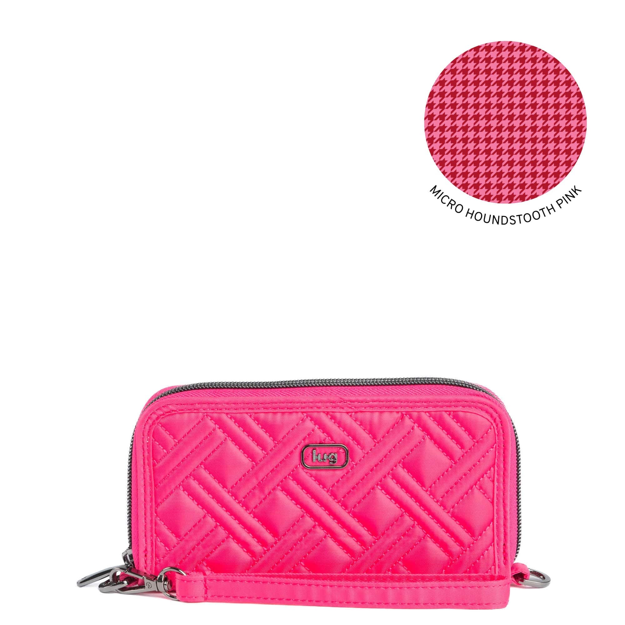 Whirly RFID Wristlet Wallet - POWERFUL PINK - Whirly_PowerfulPink