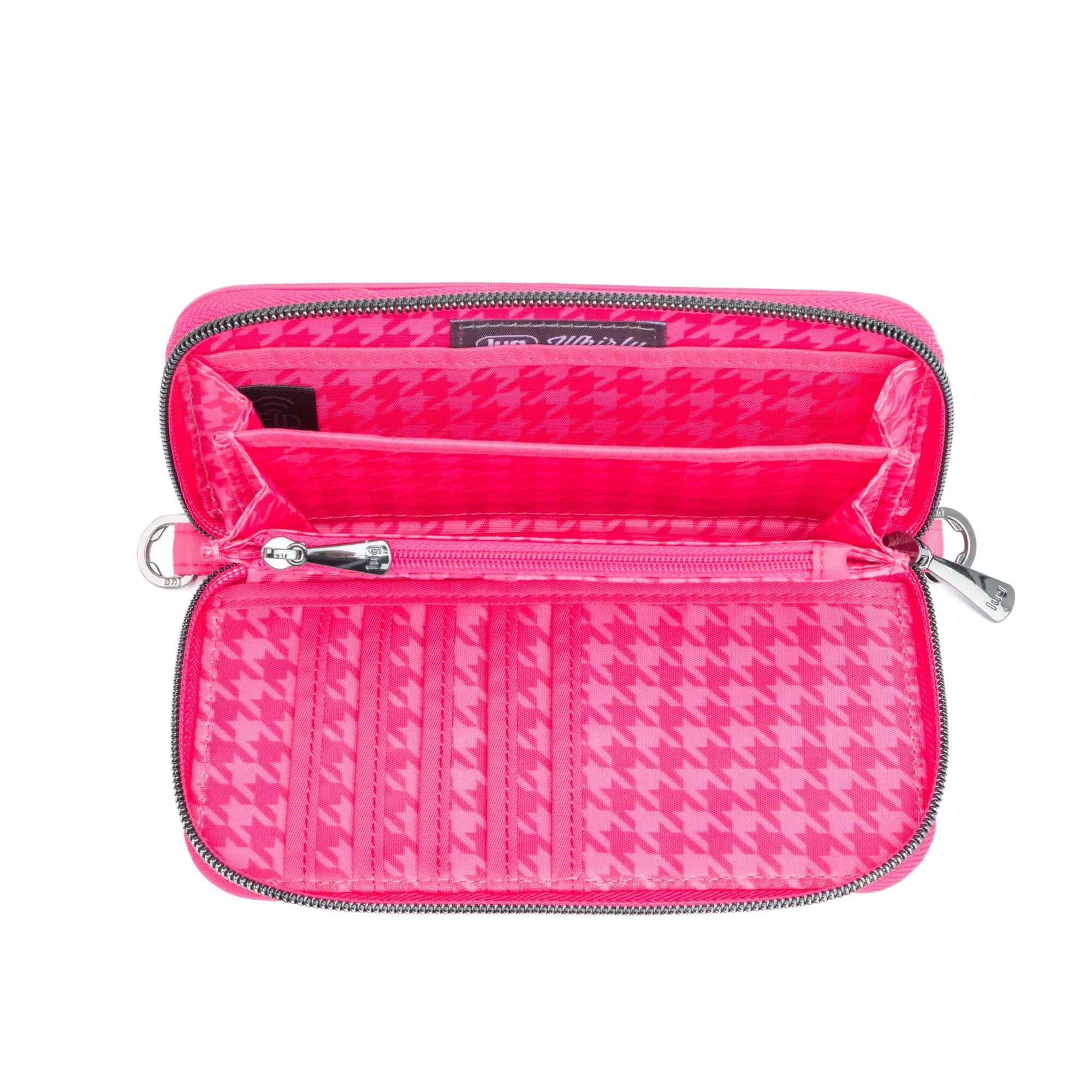 Whirly RFID Wristlet Wallet - POWERFUL PINK - Whirly_PowerfulPink_04
