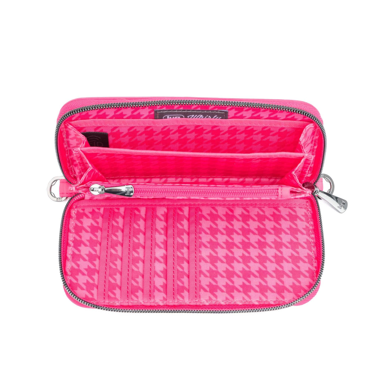 Whirly RFID Wristlet Wallet - POWERFUL PINK - Whirly_PowerfulPink_04