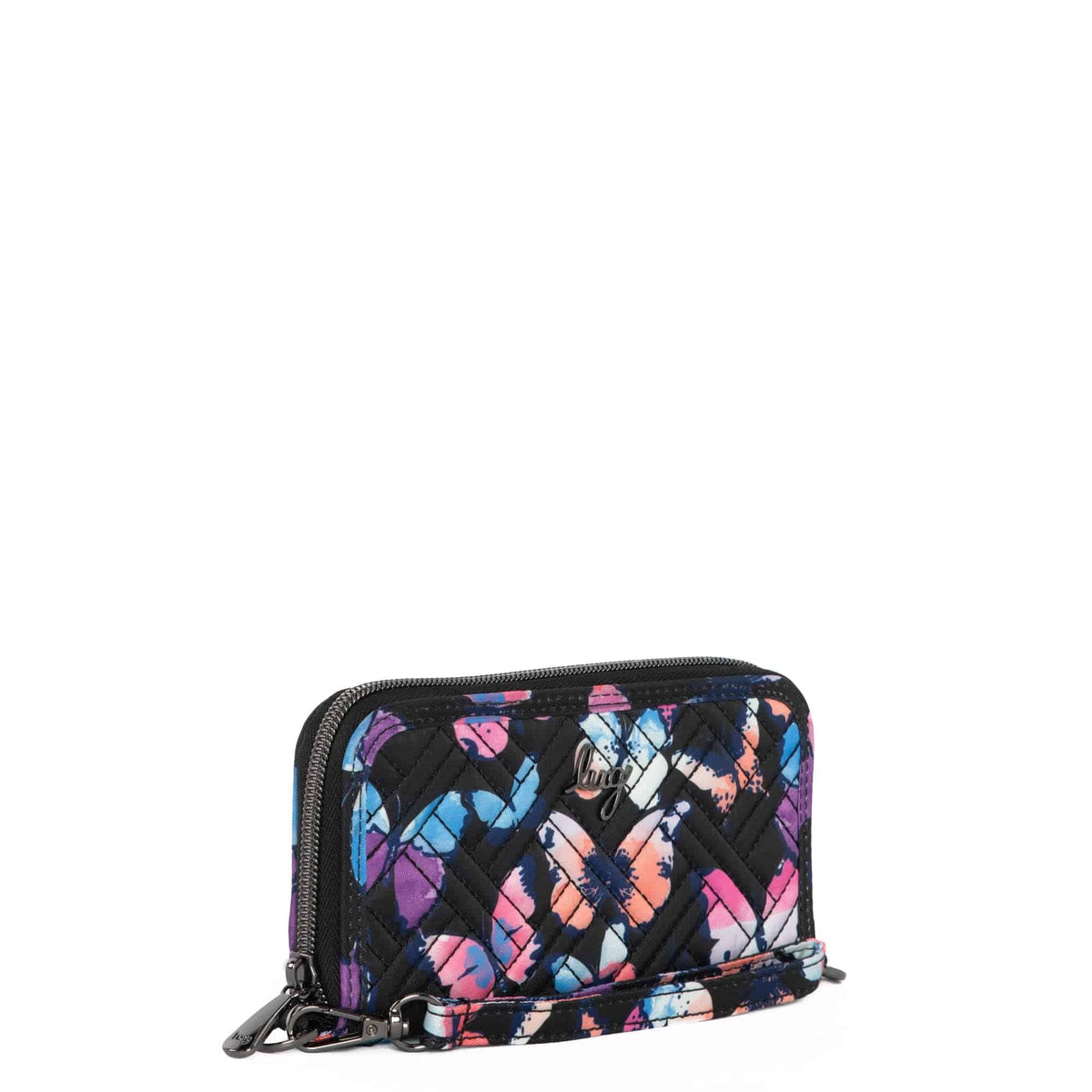 Whirly RFID Wristlet Wallet - WATERCOLOR BUTTERFLIES - Whirly_WatercolourButterflies_02
