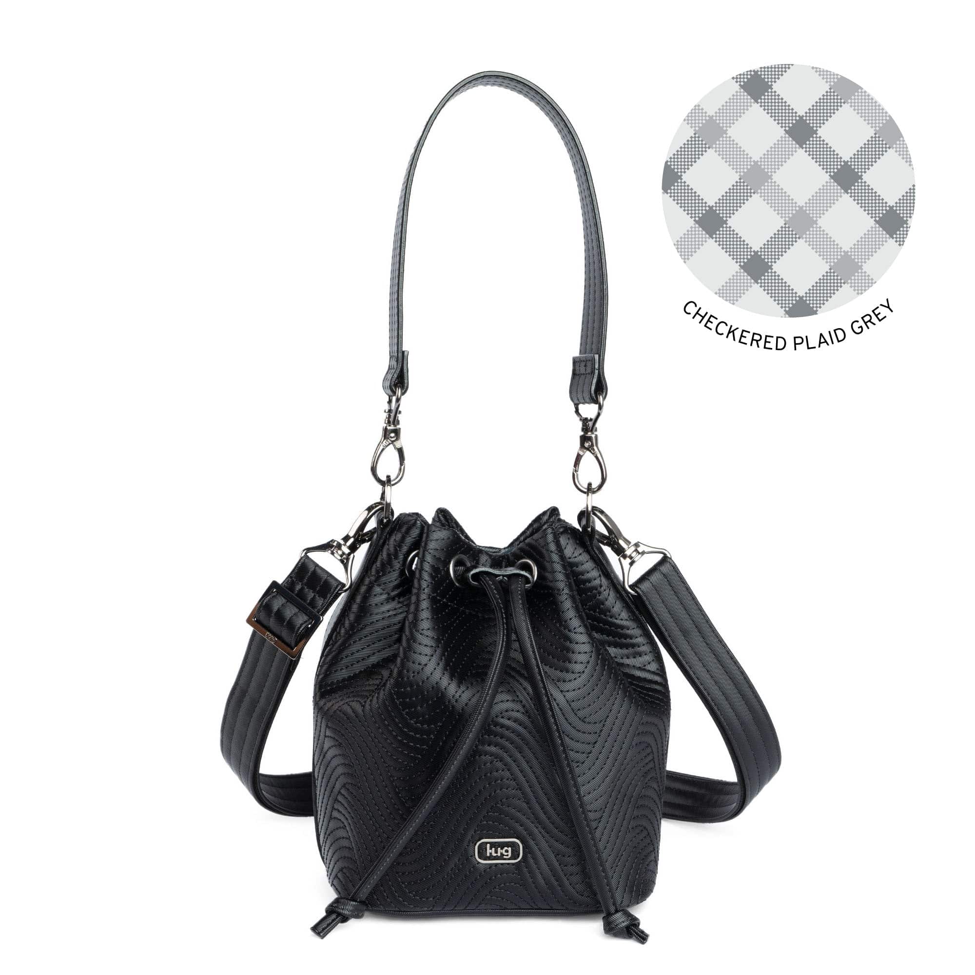 Whirlybird Satin Luxe VL Crossbody Bag - BLACK - Whirlybird_Black