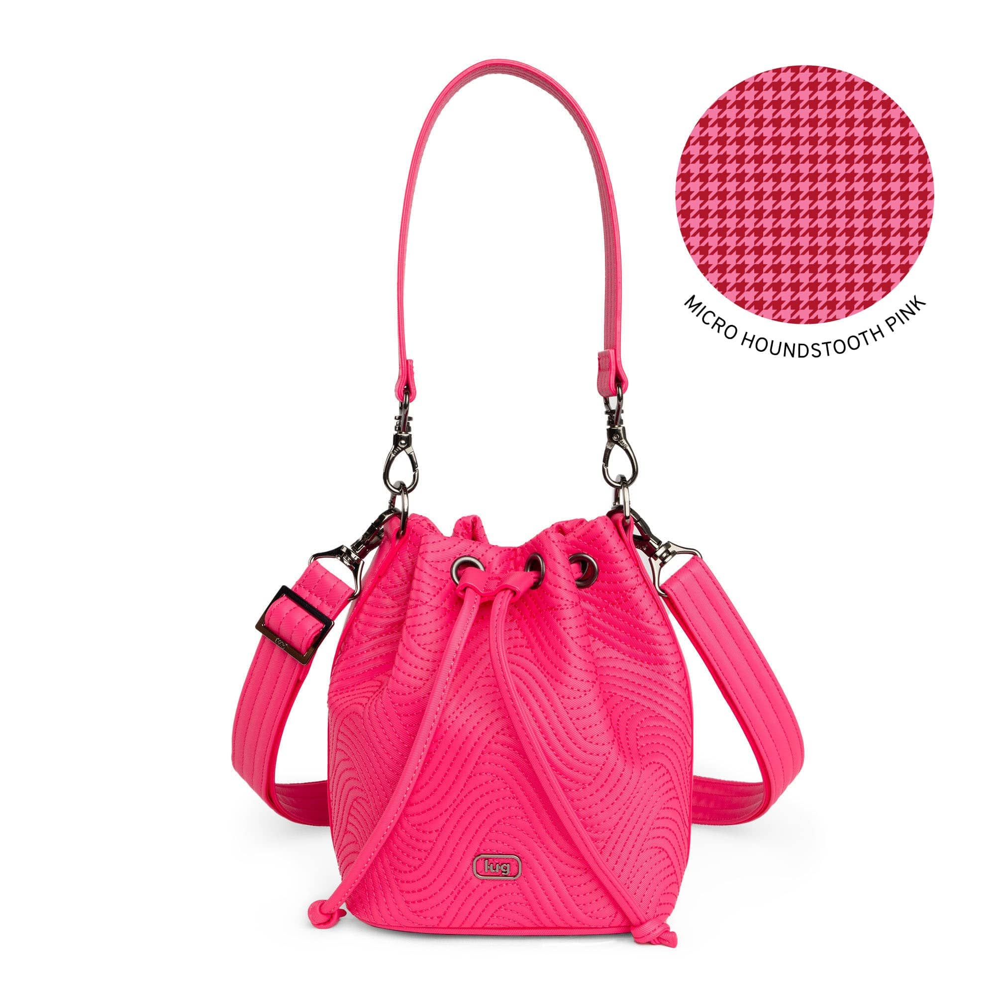 Whirlybird Satin Luxe VL Crossbody Bag - POWERFUL PINK - Whirlybird_PowerfulPink