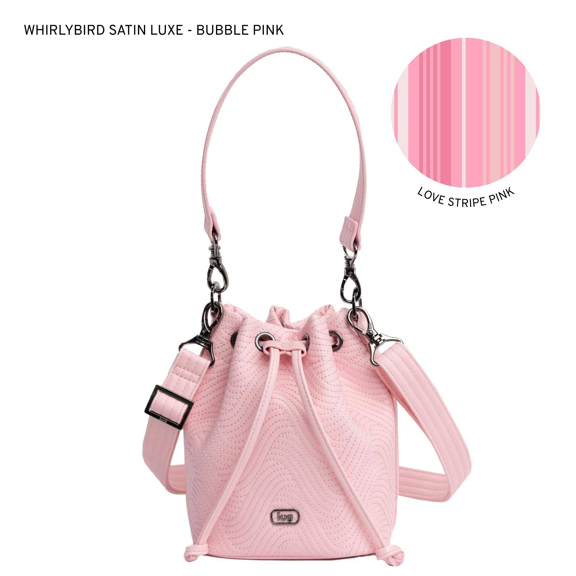 Whirlybird Satin Luxe VL Crossbody Bag - BUBBLE PINK - Whirlybird_SatinLuxe_BubblePink