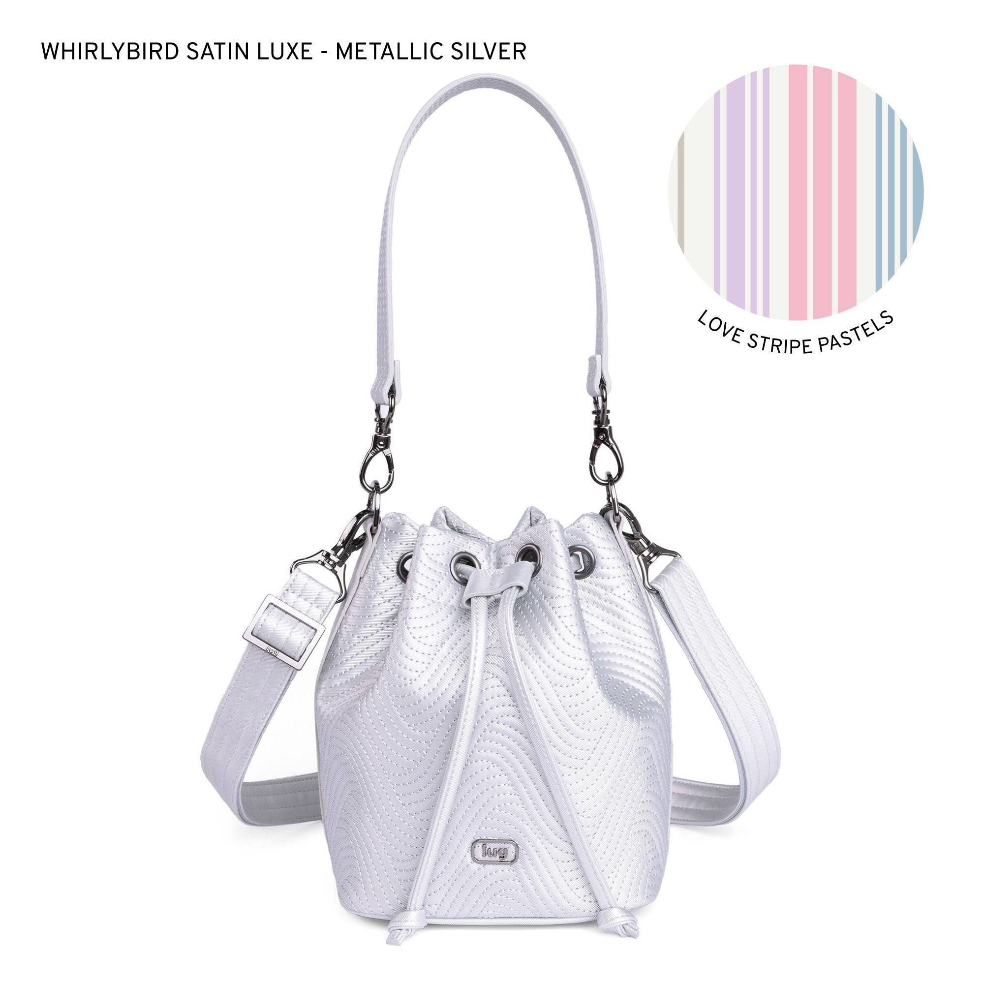 Whirlybird Satin Luxe VL Crossbody Bag - METALLIC SILVER 2 - Whirlybird_SatinLuxe_MetallicSilver