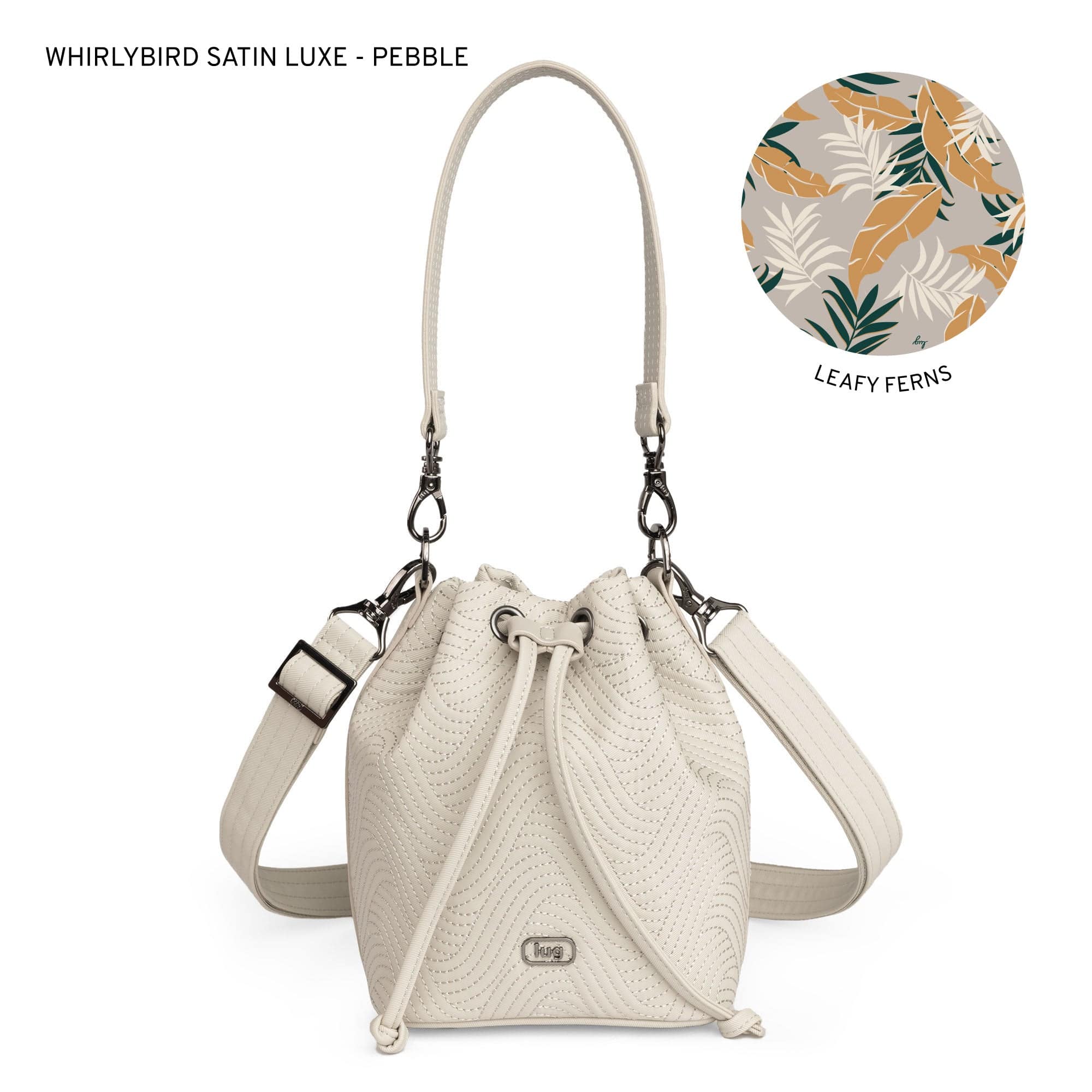 Whirlybird Satin Luxe VL Crossbody Bag - PEBBLE 2 - Whirlybird_SatinLuxe_Pebble
