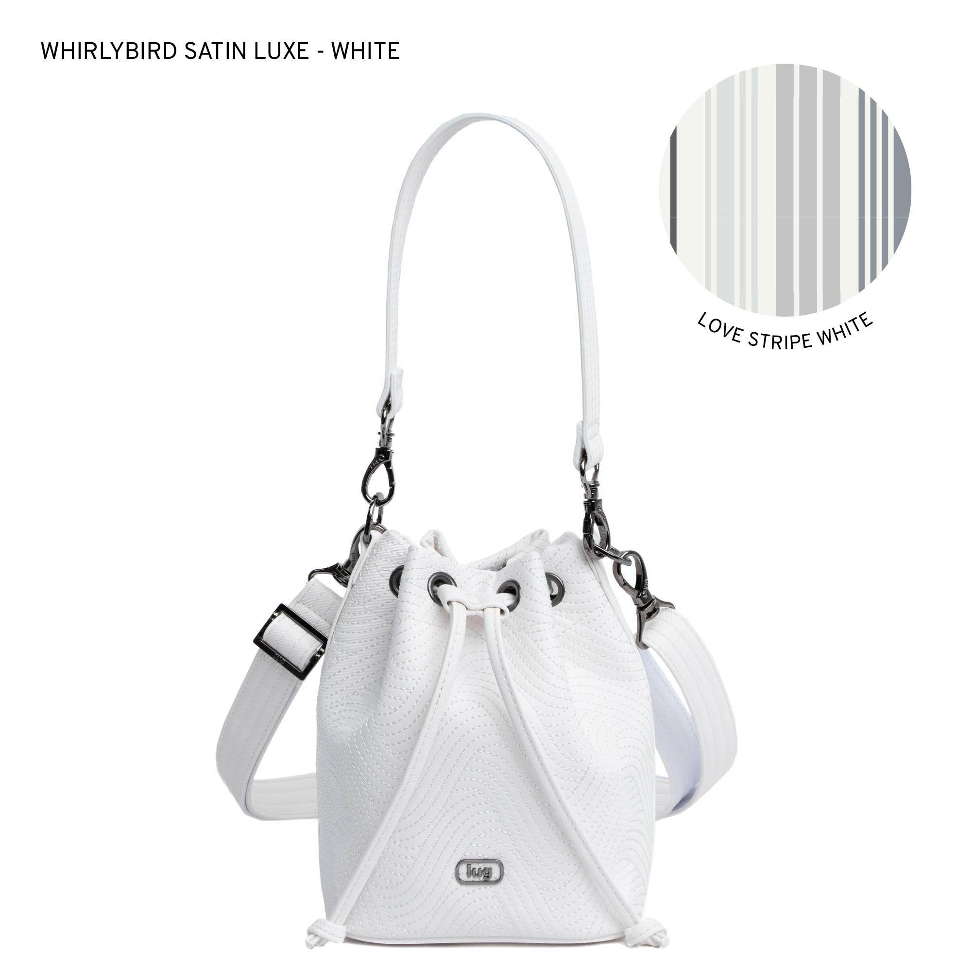 Whirlybird Satin Luxe VL Crossbody Bag - WHITE - Whirlybird_SatinLuxe_White