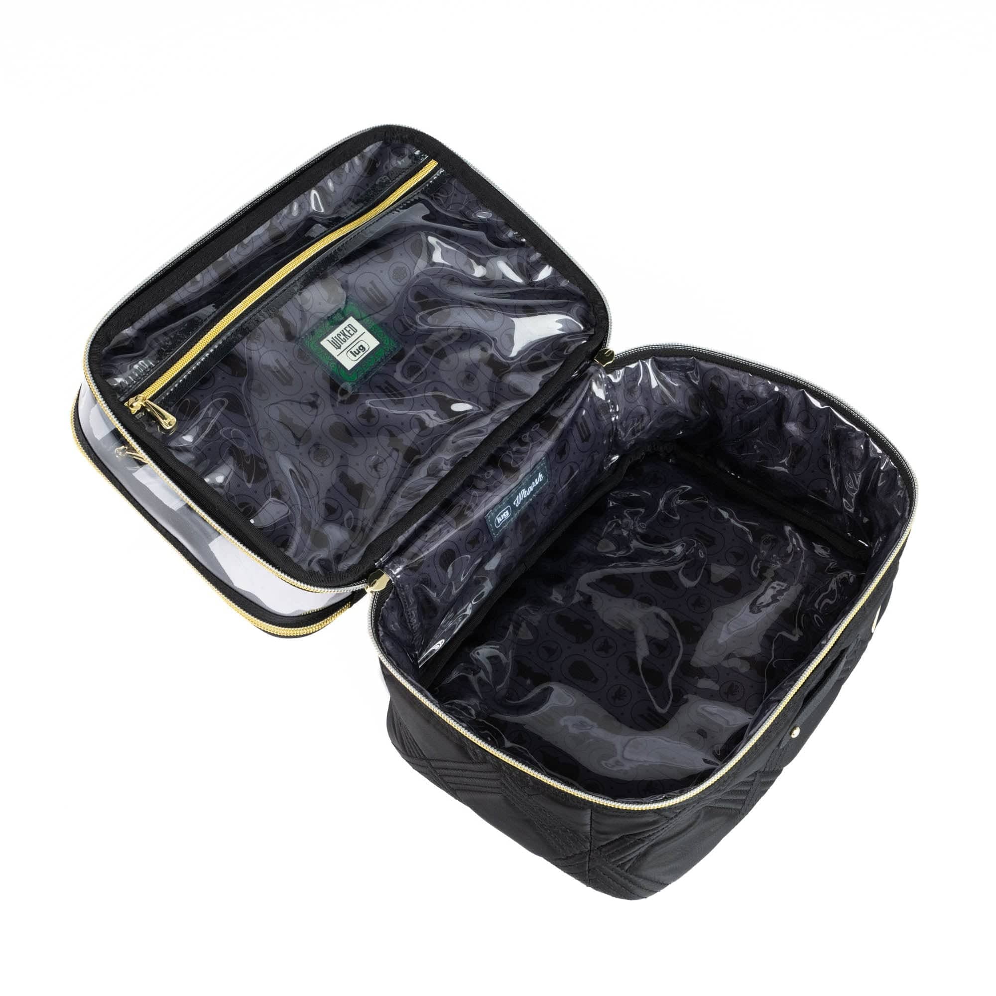 Wicked x Lug Whoosh Clearview Cosmetic Case - BLACK - Whoosh_Black_06