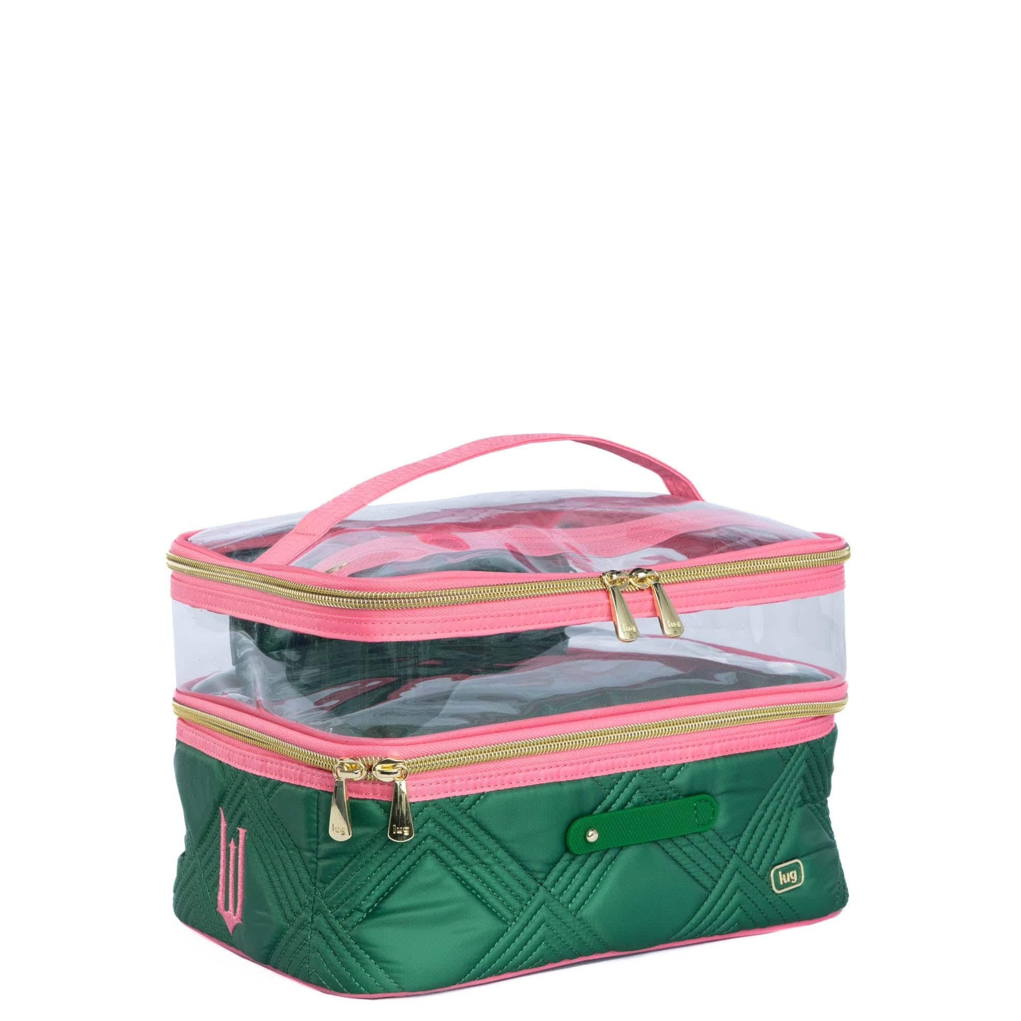 Wicked x Lug Whoosh Clearview Cosmetic Case - GREEN PINK - Whoosh_GreenPink_02_f6c6261b-5929-4fbb-8cb7-52470a0f3c99