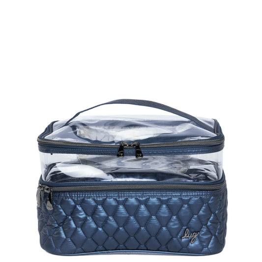 Whoosh Clearview Cosmetic Case - - Whoosh_MetallicIndigo_01_df7013e4-a687-4a27-b797-410a3f4f5768