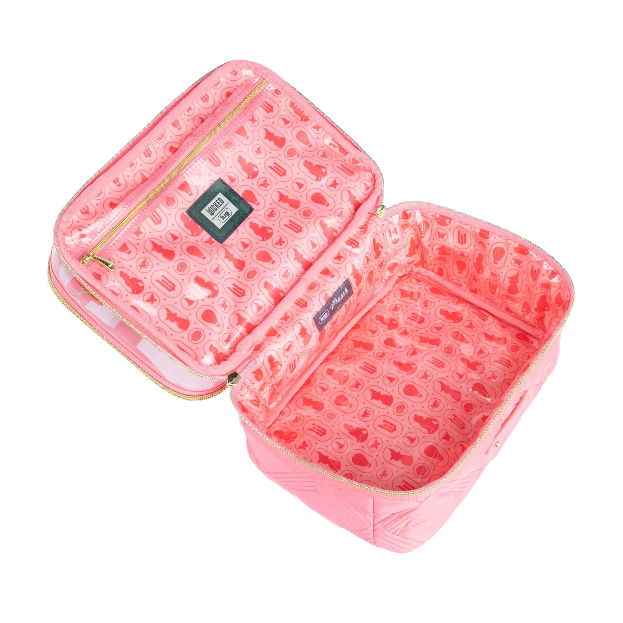 Wicked x Lug Whoosh Clearview Cosmetic Case - POSITIVELY PINK - Whoosh_PositivelyPink_06