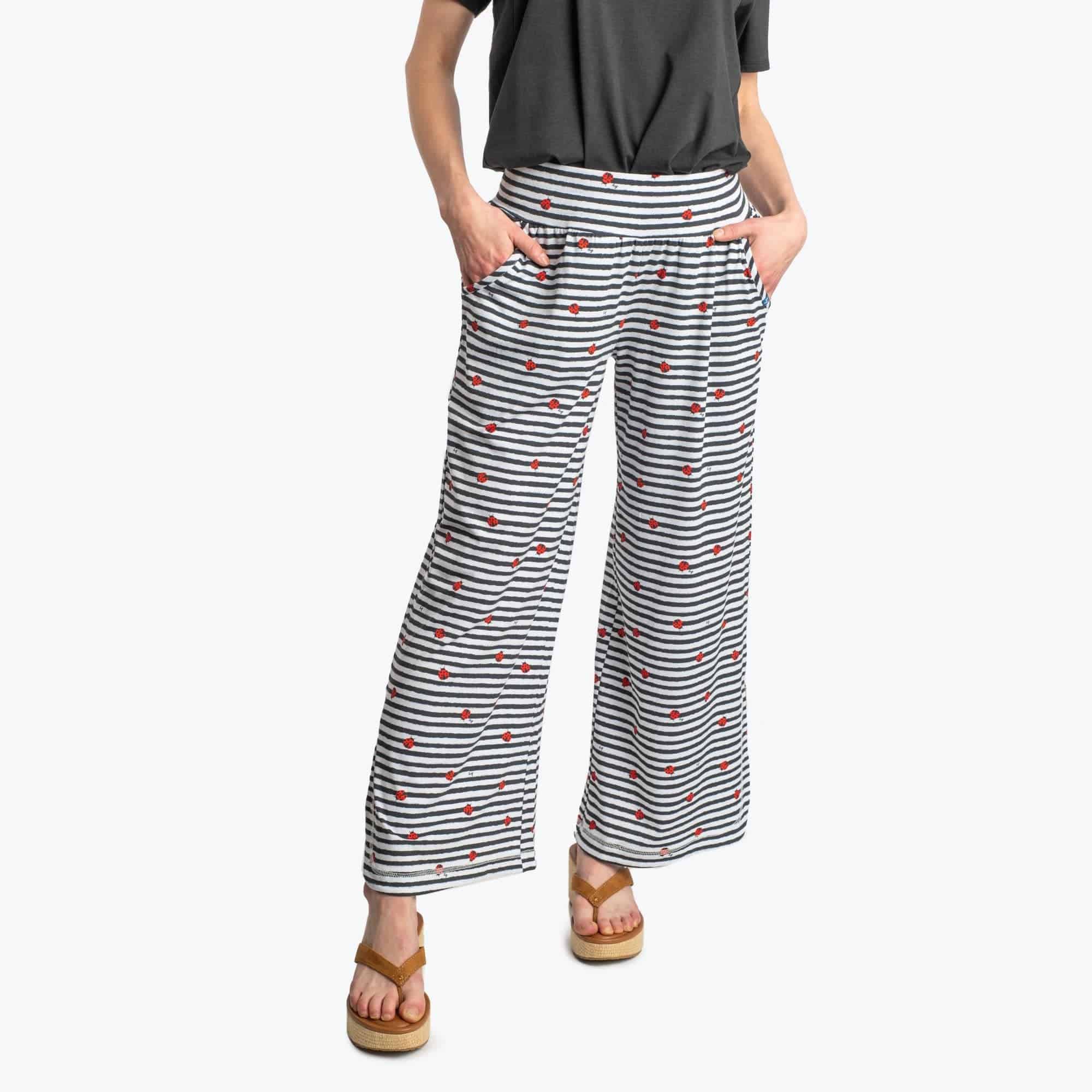 Wiffle Cotton Jersey Cropped Pant - LADYBUG LANE - WiffleCottonJerseyCroppedPants_LadybugLane_01