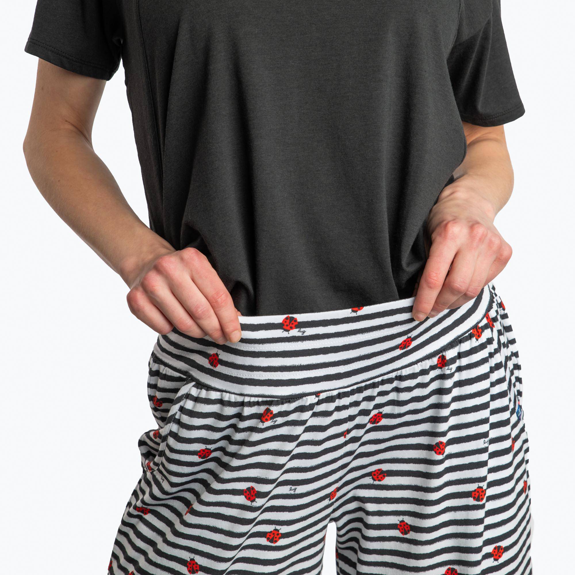 Wiffle Cotton Jersey Cropped Pant - BLACK - WiffleCottonJerseyCroppedPants_LadybugLane_05