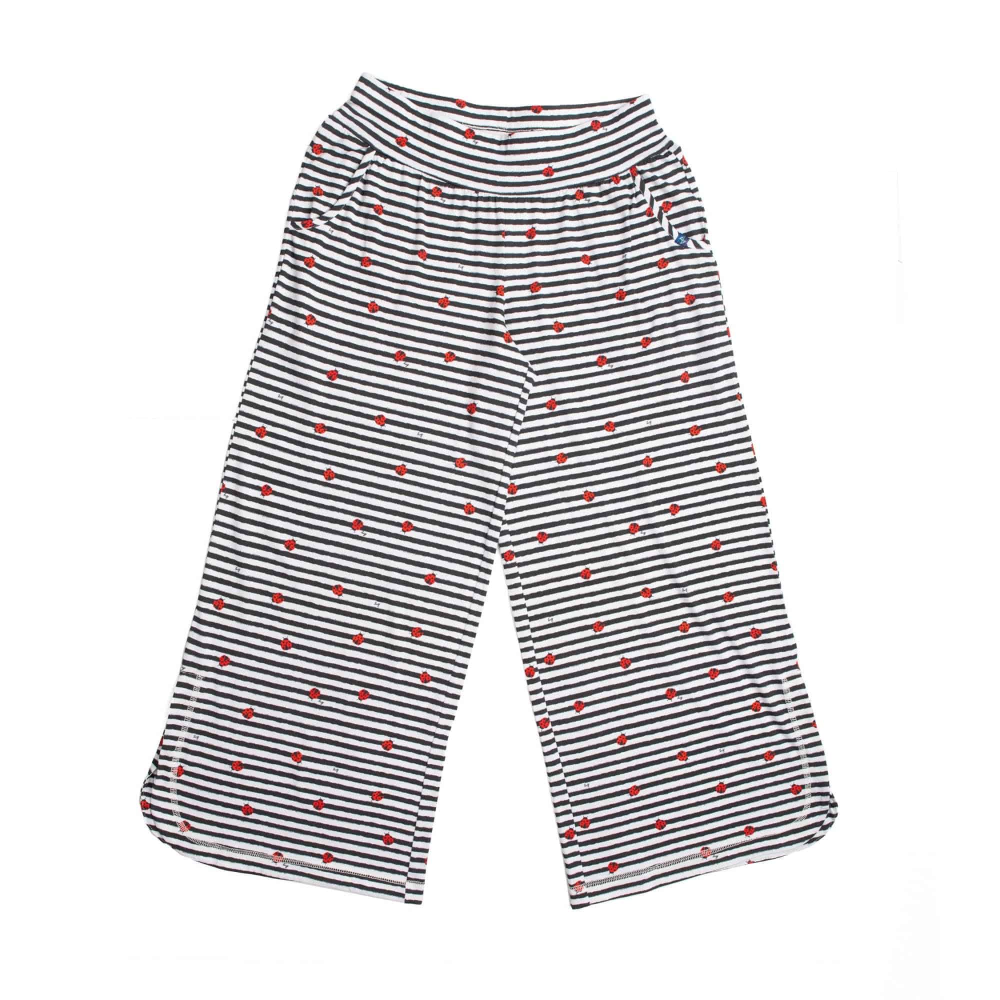 Wiffle Cotton Jersey Cropped Pant - SUGARPLUM - WiffleCottonJerseyCroppedPants_LadybugLane_Flatlay