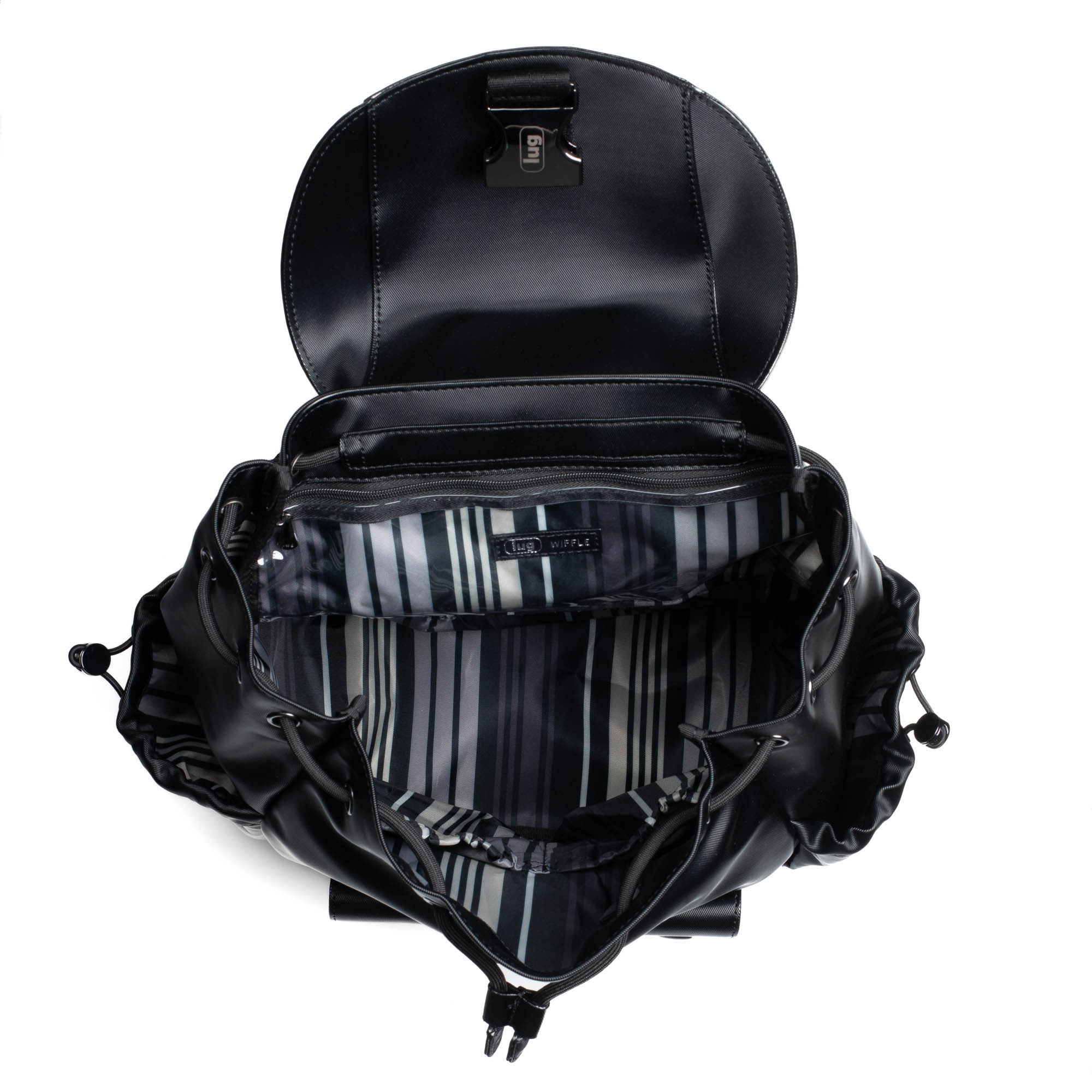 Wiffle Satin Luxe VL Backpack - BLACK - Wiffle_BlackSatinVL_05