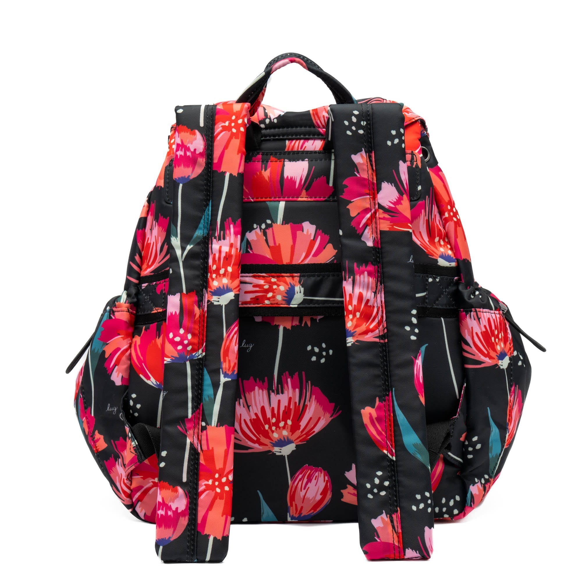 Wiffle Backpack - POMPOM FLORAL BLACK - Wiffle_PompomFloralBlack_04
