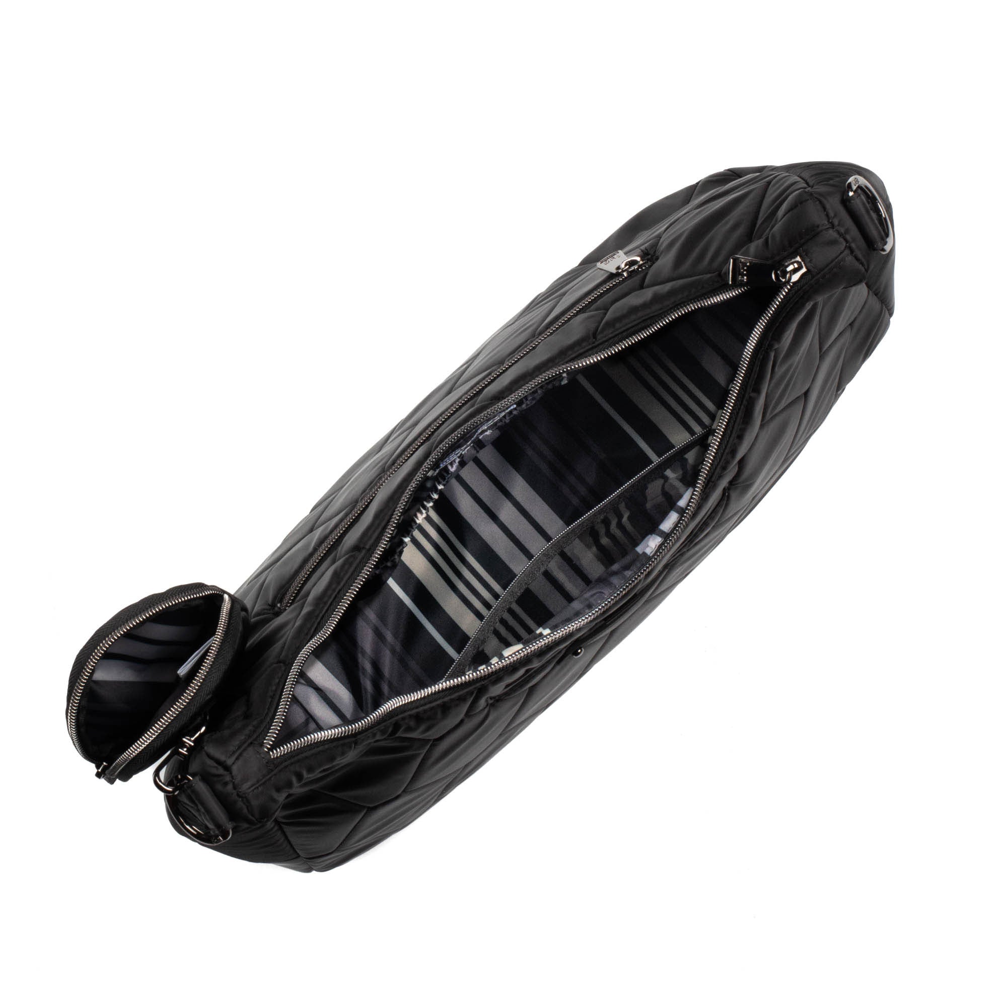 Winger 2pc Hobo Bag - BLACK - Winger_Black_05