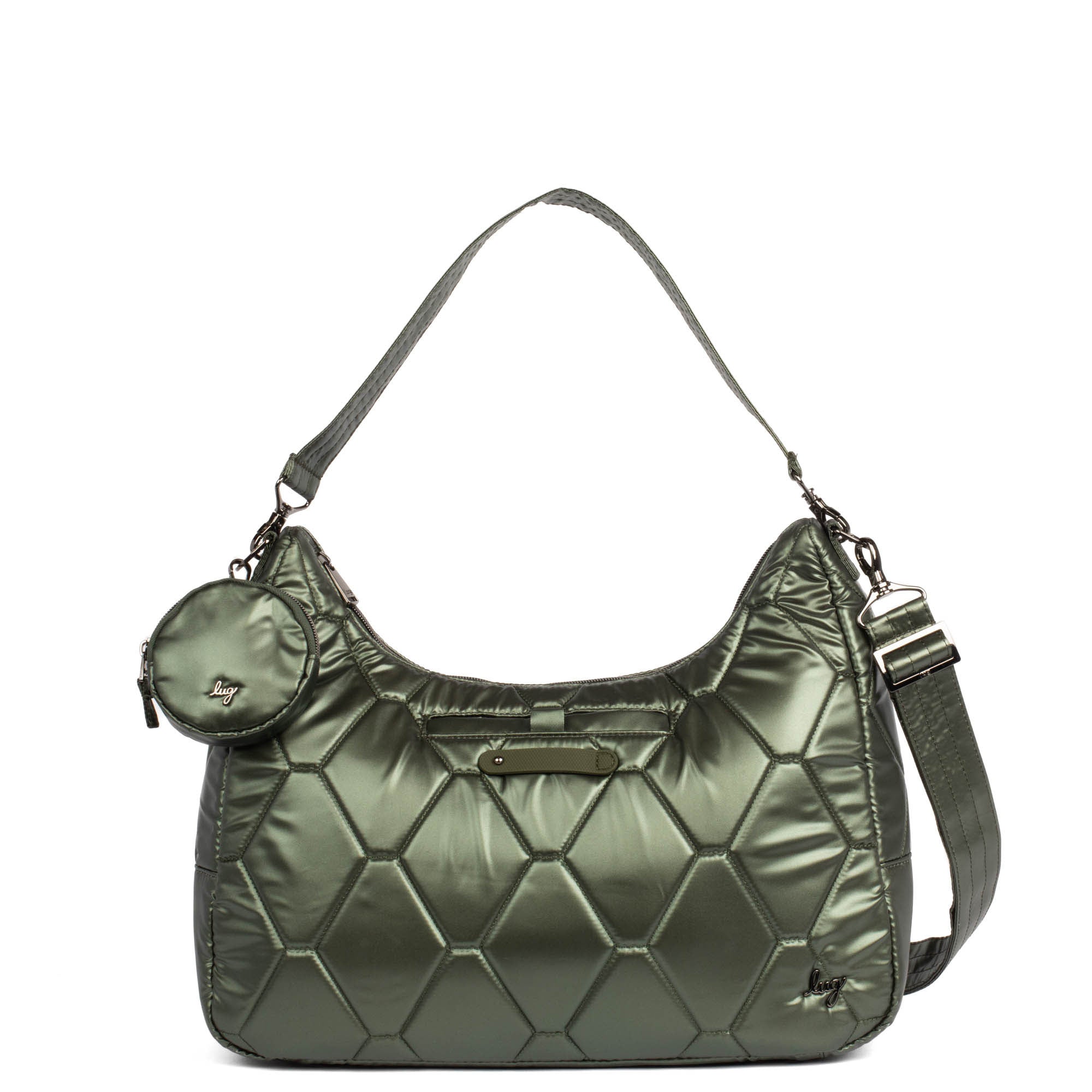Winger 2pc Hobo Bag - METALLIC OLIVE - Winger_MetallicOlive_01