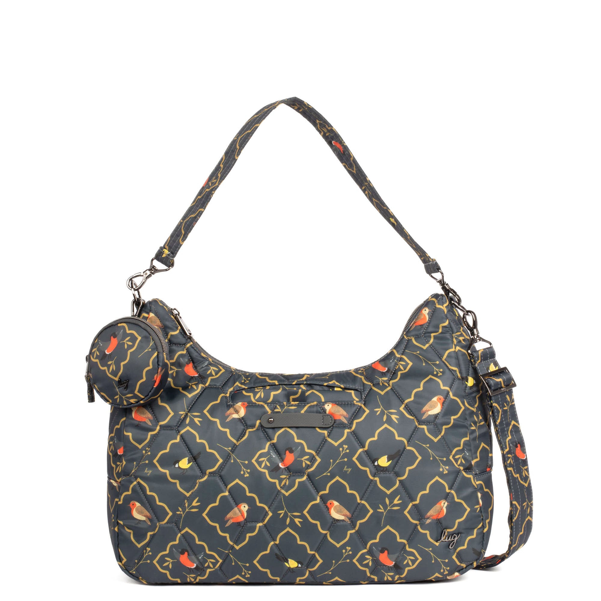 Winger 2pc Hobo Bag - - Winger_SongbirdsGrey_01